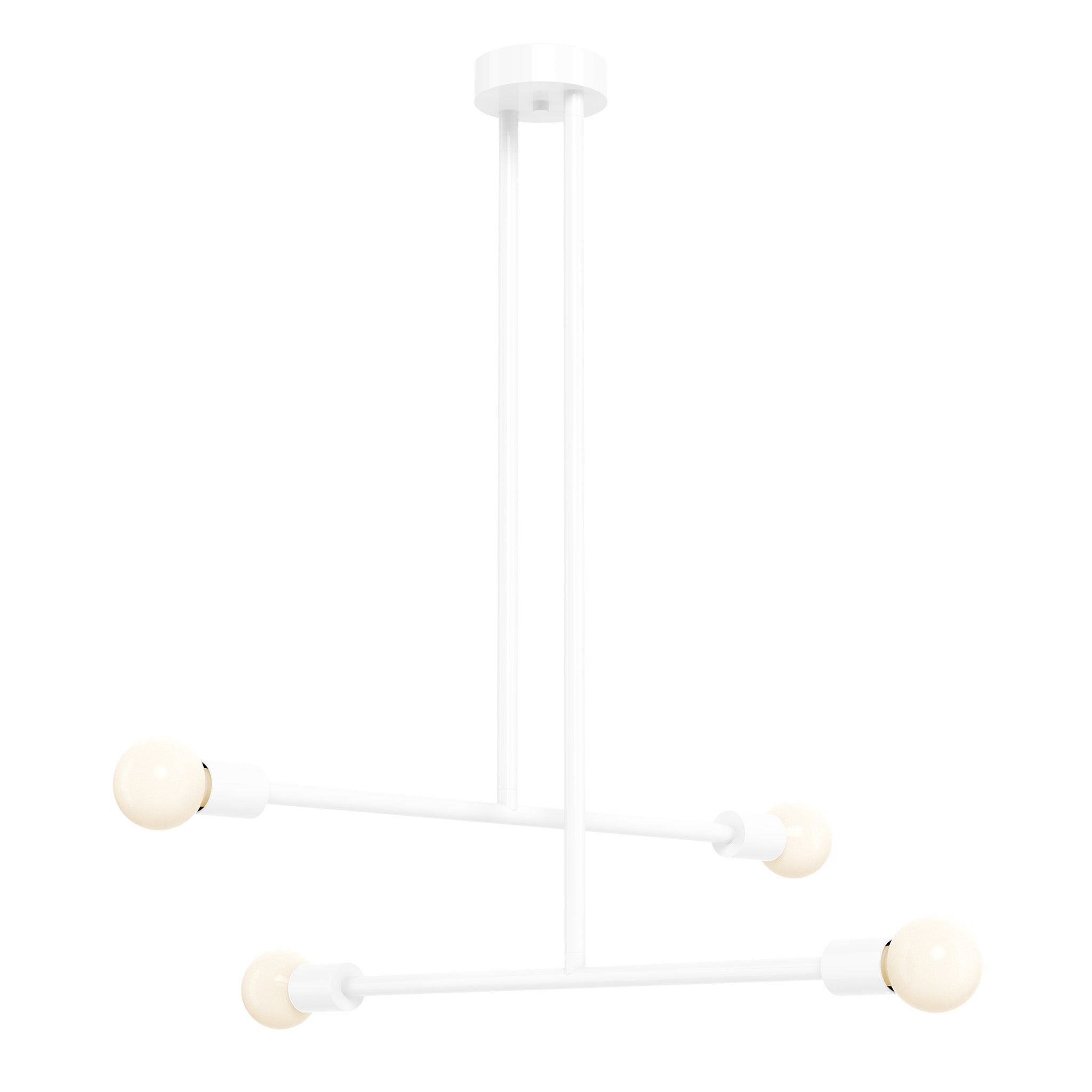 white color captain chandelier 29" dutton brown lighting