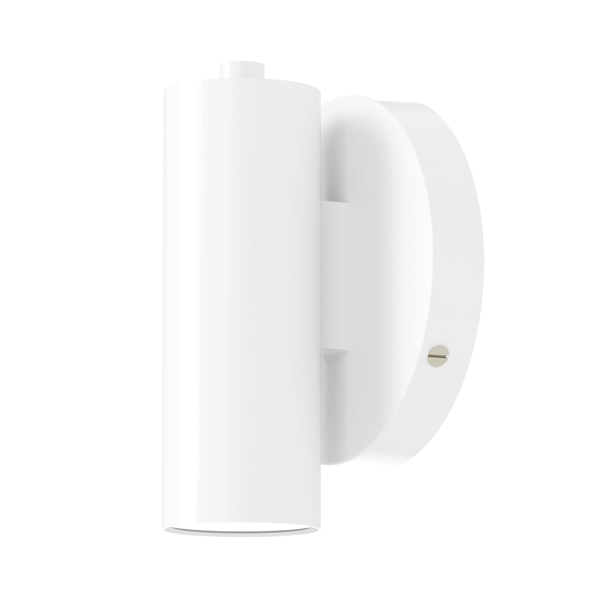 Nickel and white display wall sconce dutton brown lighting