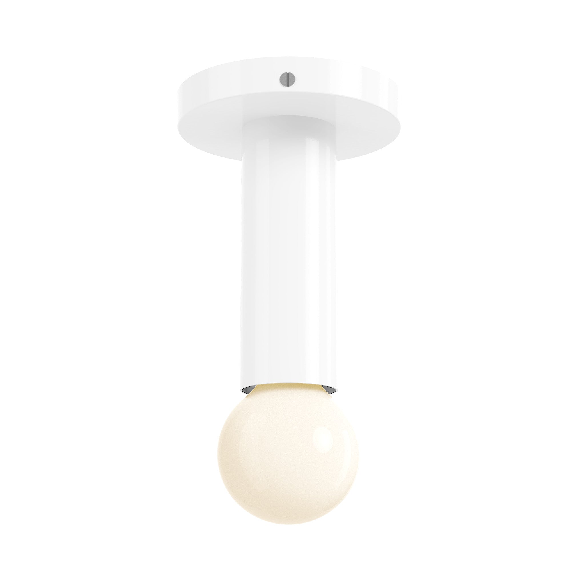 nickel white eureka flush mount dutton brown lighting
