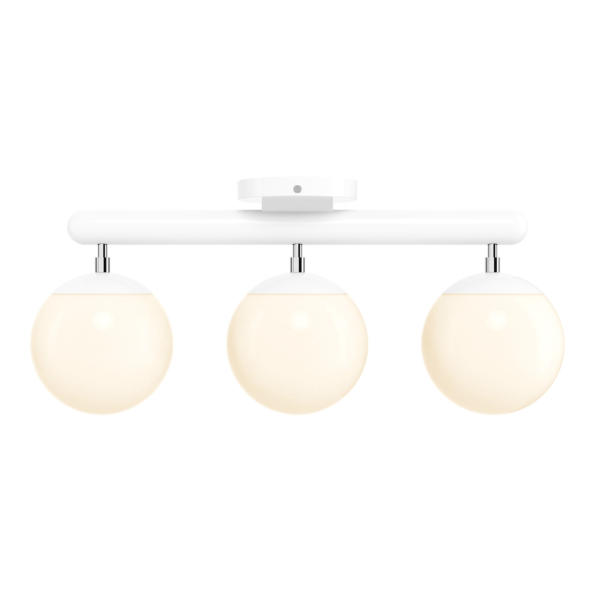 nickel white color icon 3 flush mount dutton brown lighting