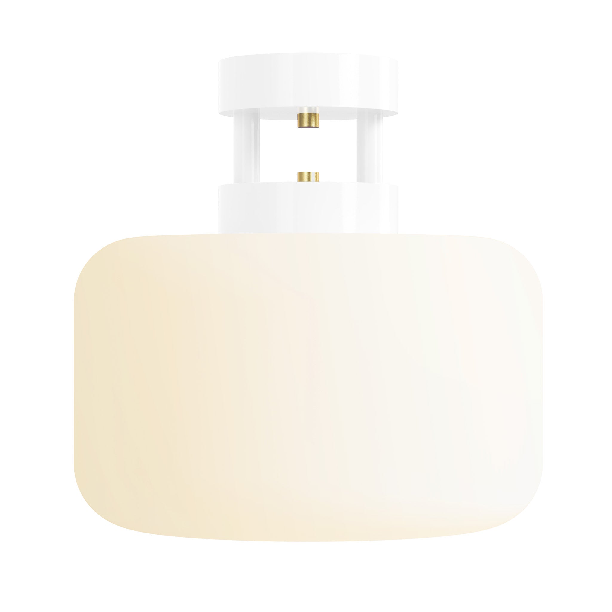 brass and white maxo color flush mount dutton brown lighting