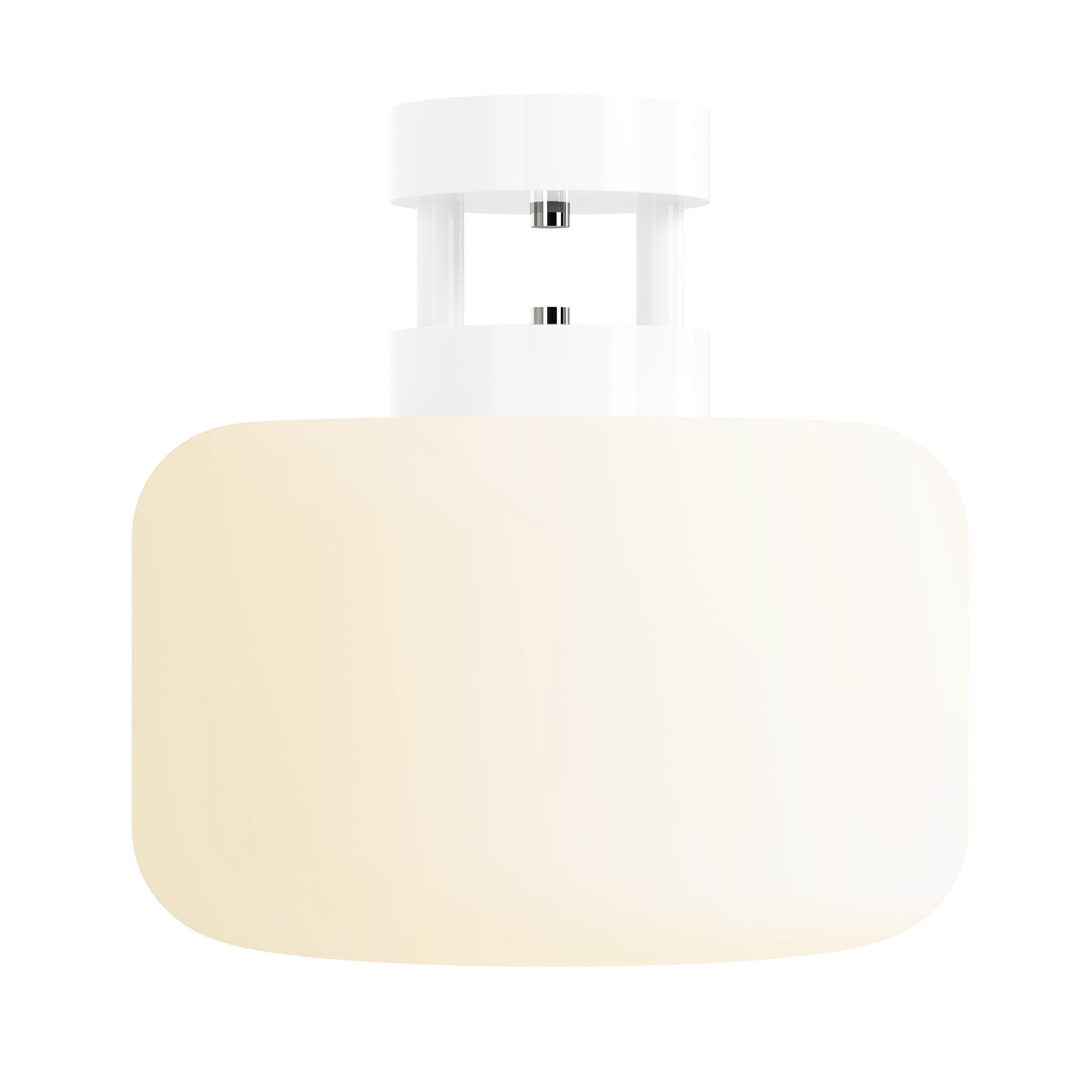 nickel and white maxo color flush mount dutton brown lighting