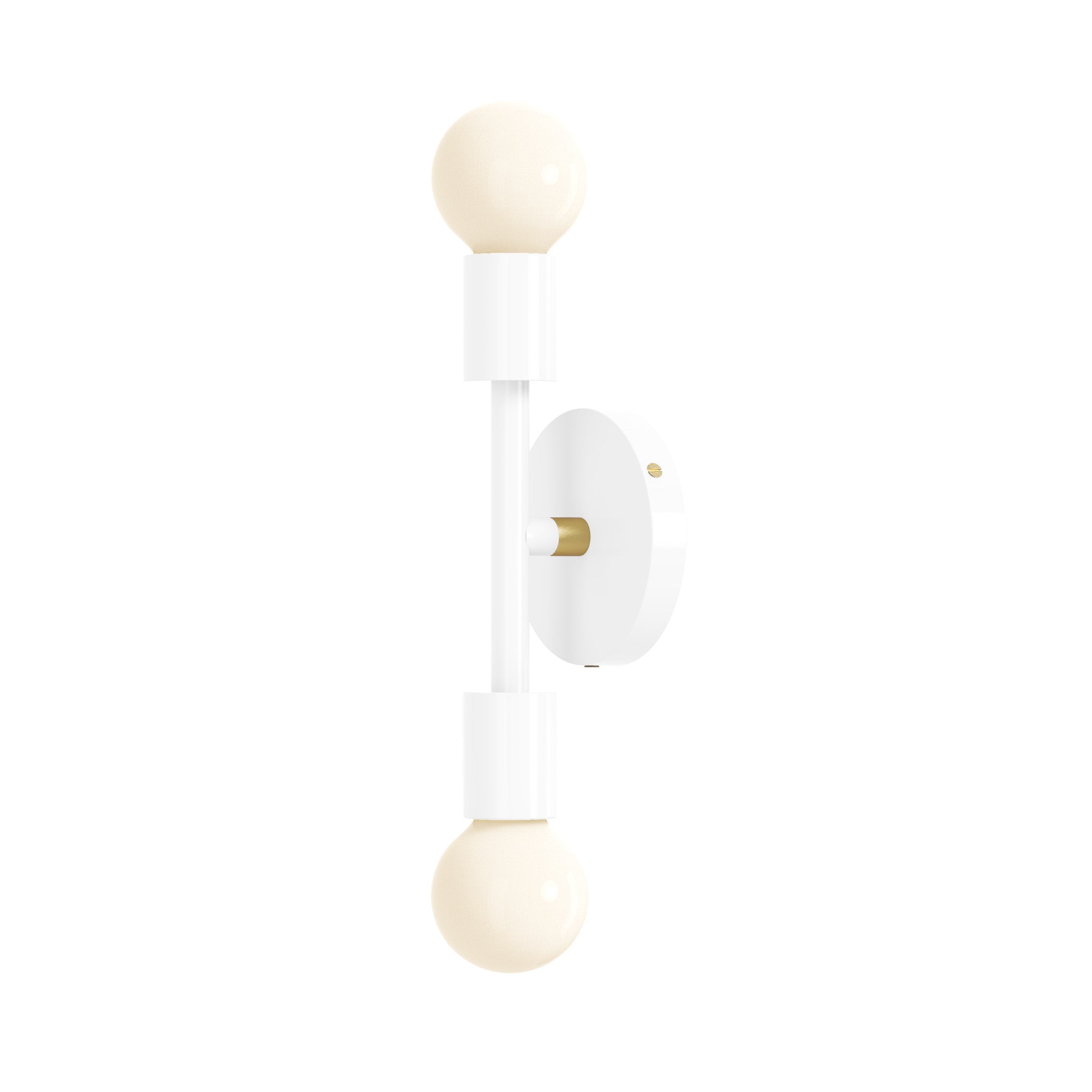 brass white pilot sconce 11 lighting dutton brown