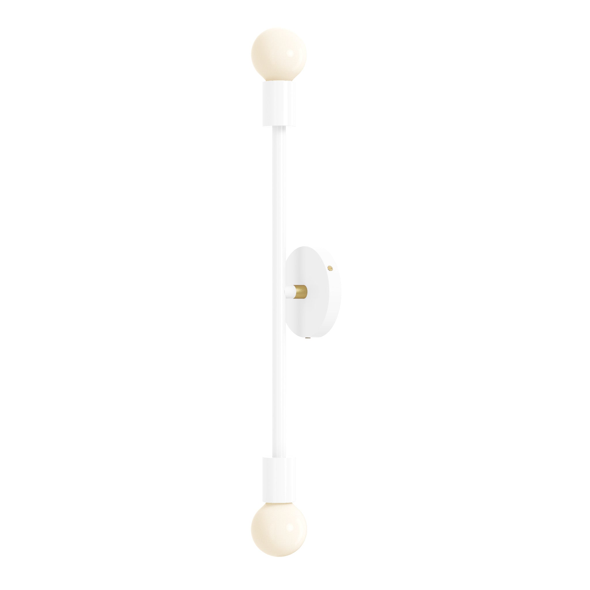 brass white pilot sconce 23 lighting dutton brown