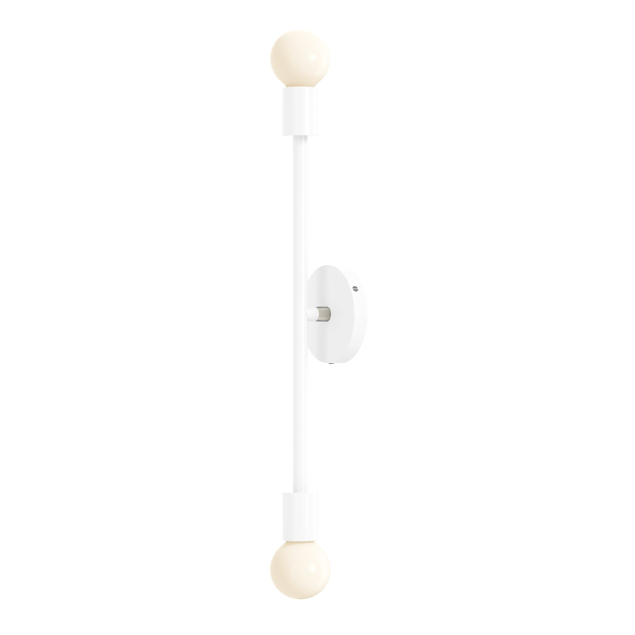 nickel white pilot sconce 23 lighting dutton brown