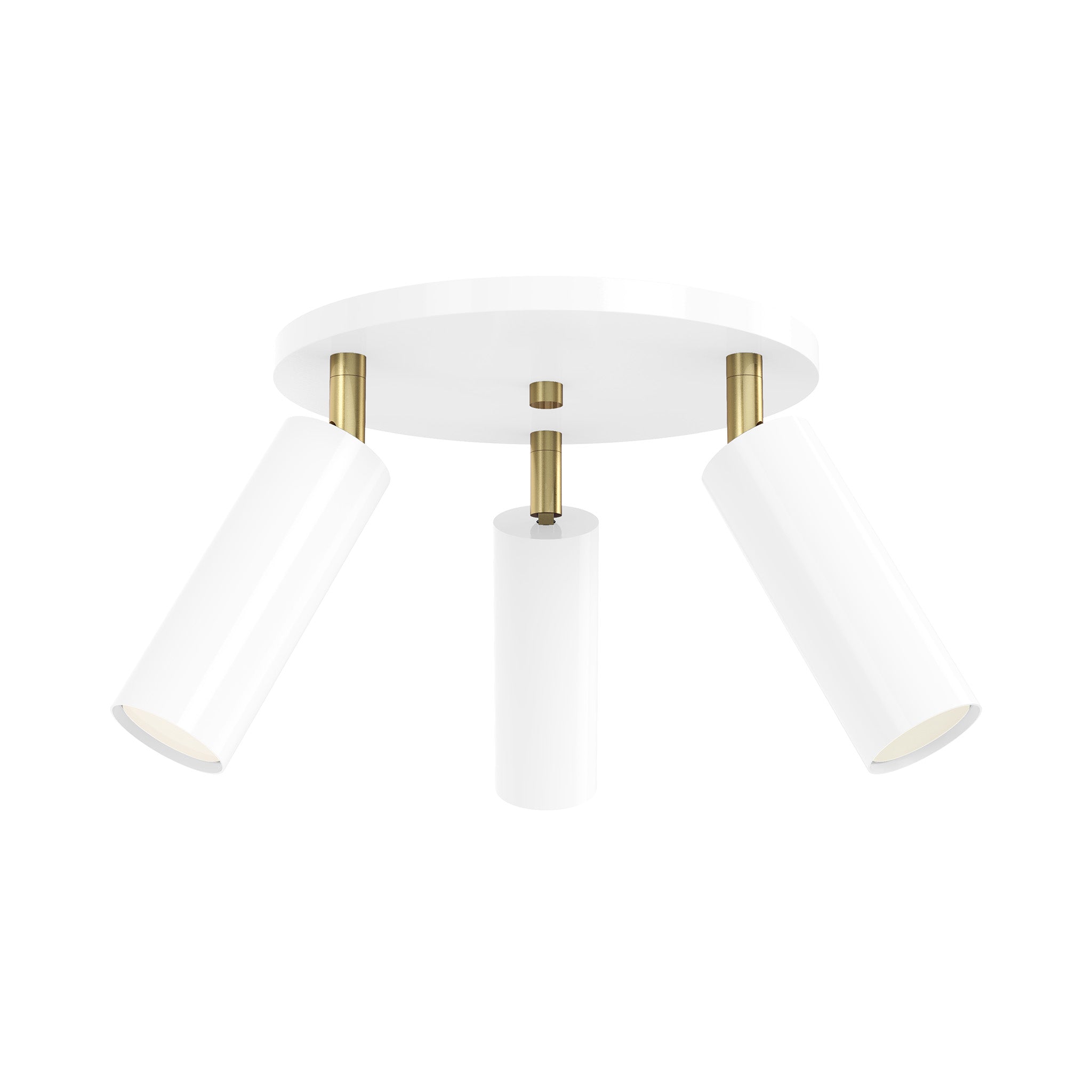 brass white color pose flush mount dutton brown lighting