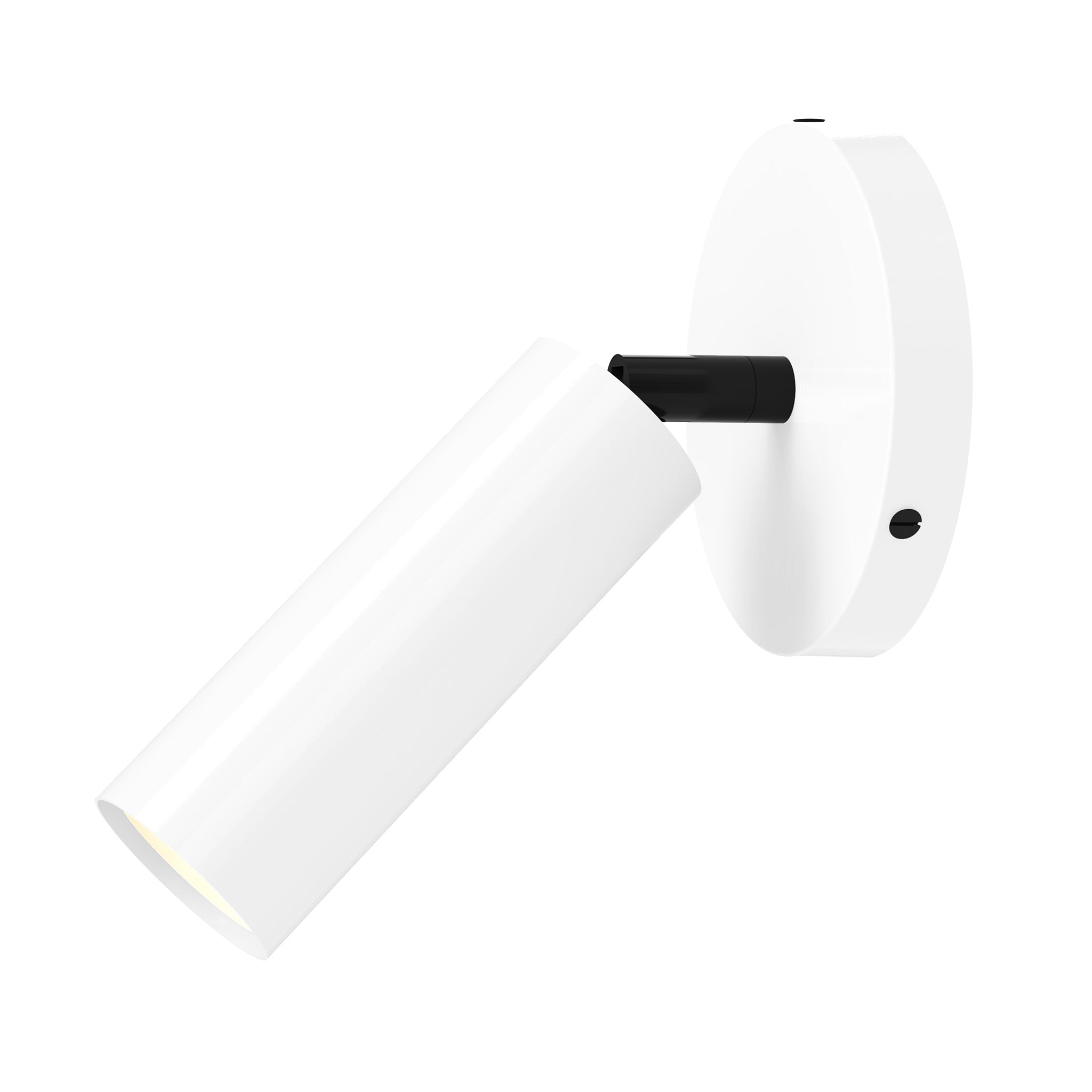 black white color reader sconce - no arm dutton brown lighting