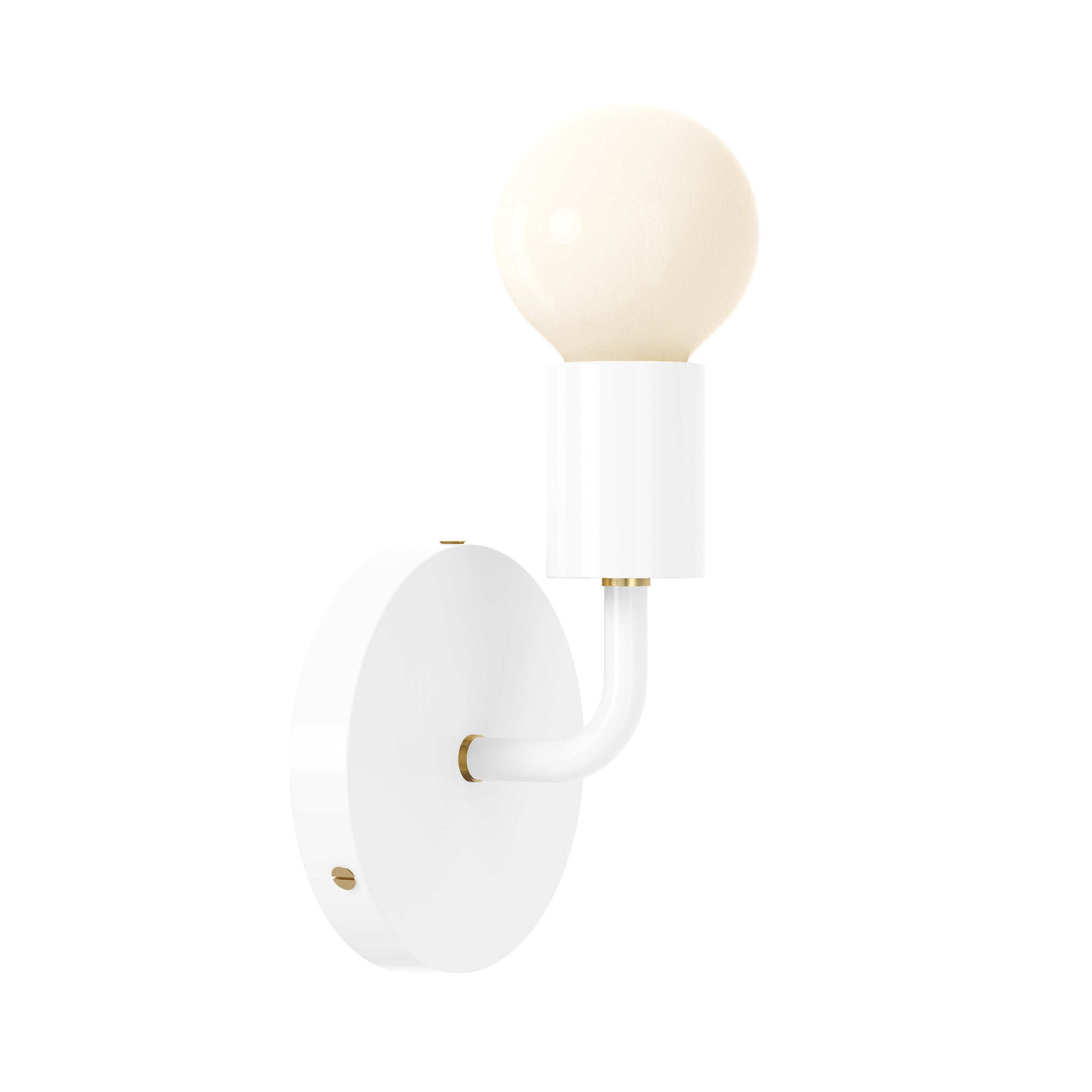 brass white color snug sconce dutton brown lighting