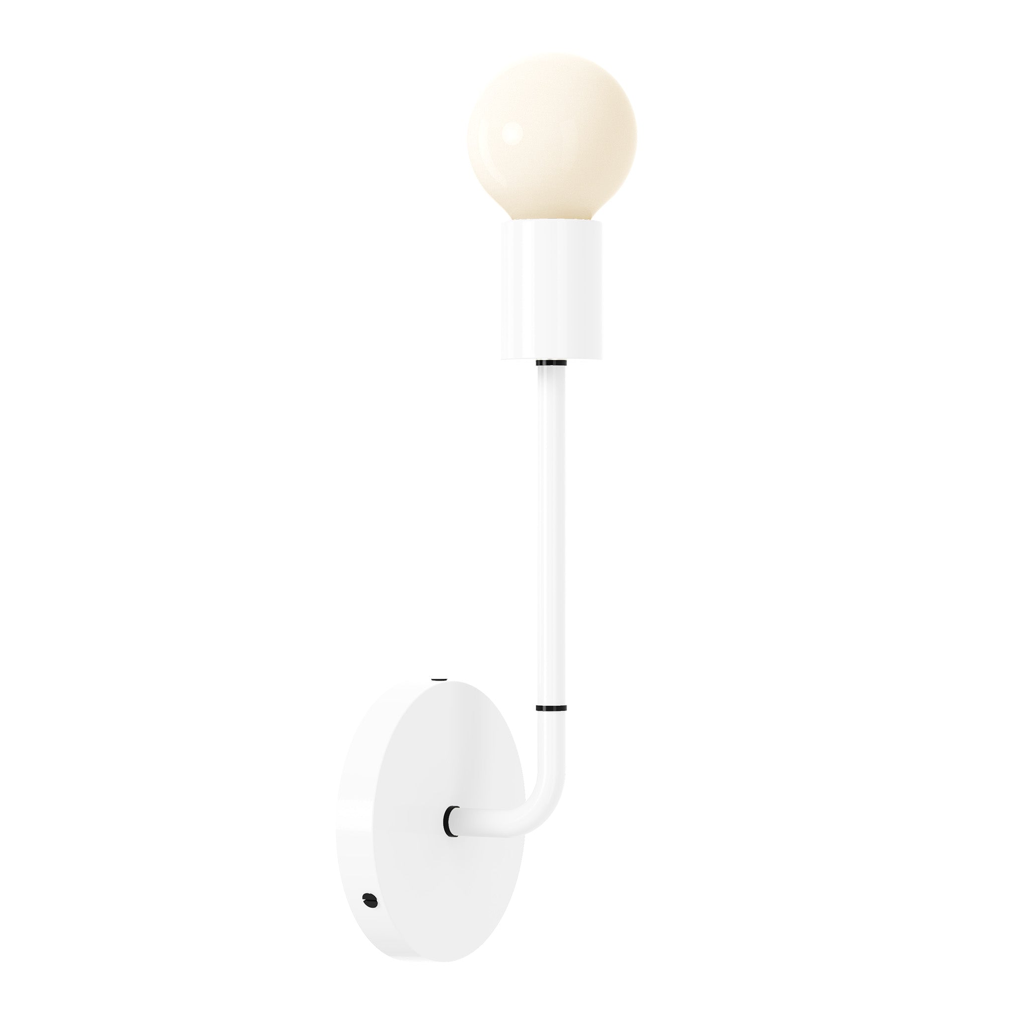 black white color tall snug sconce dutton brown lighting