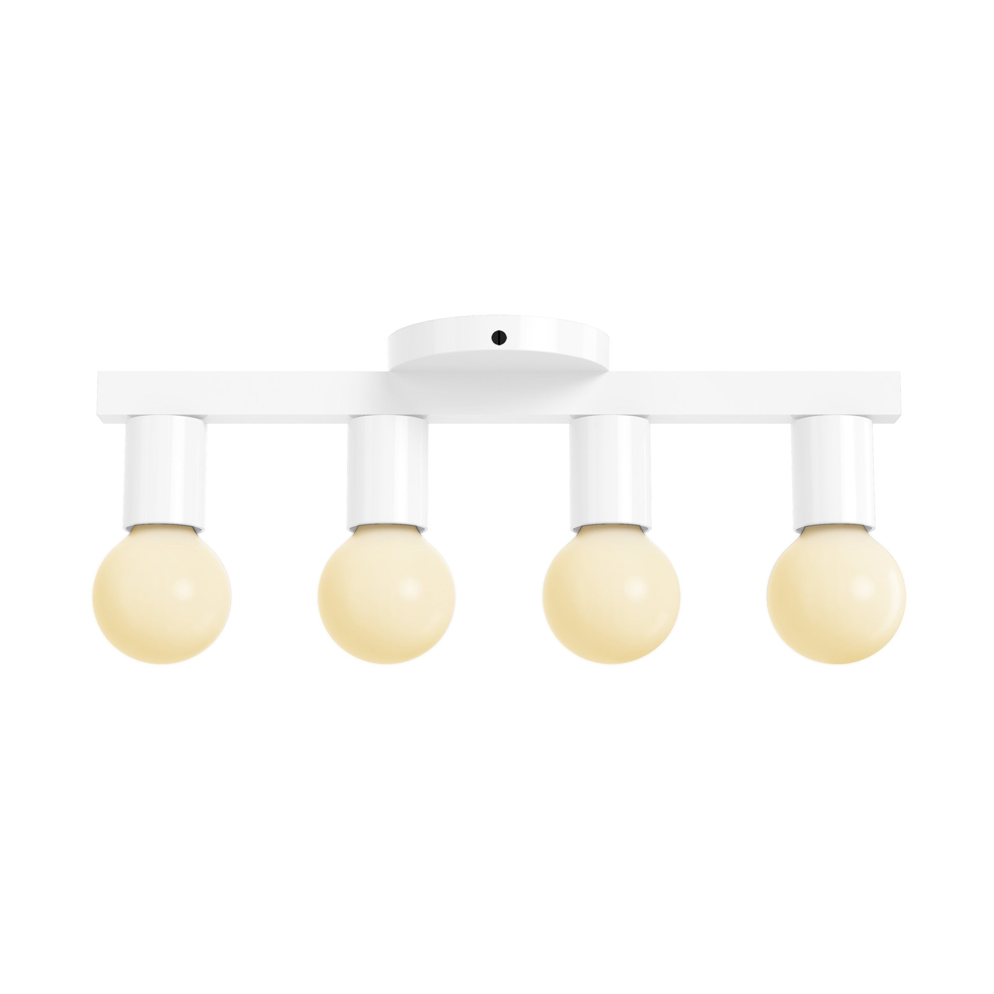 Black and white vogue 4 flush mount dutton brown lighting