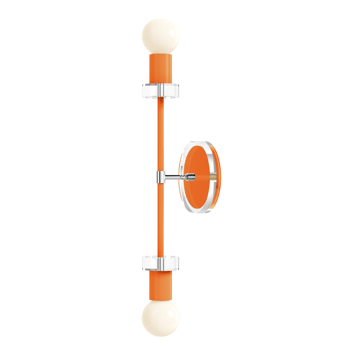 nickel orange bianca sconce 20" dutton brown lighting
