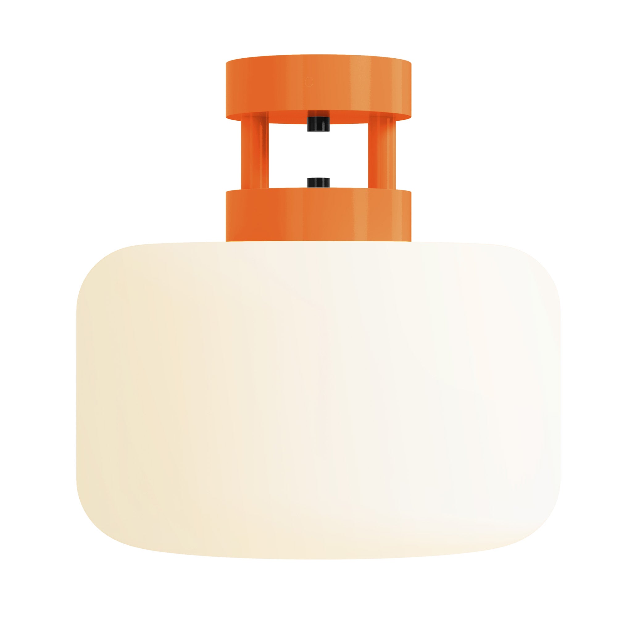 black and orange maxo color flush mount dutton brown lighting