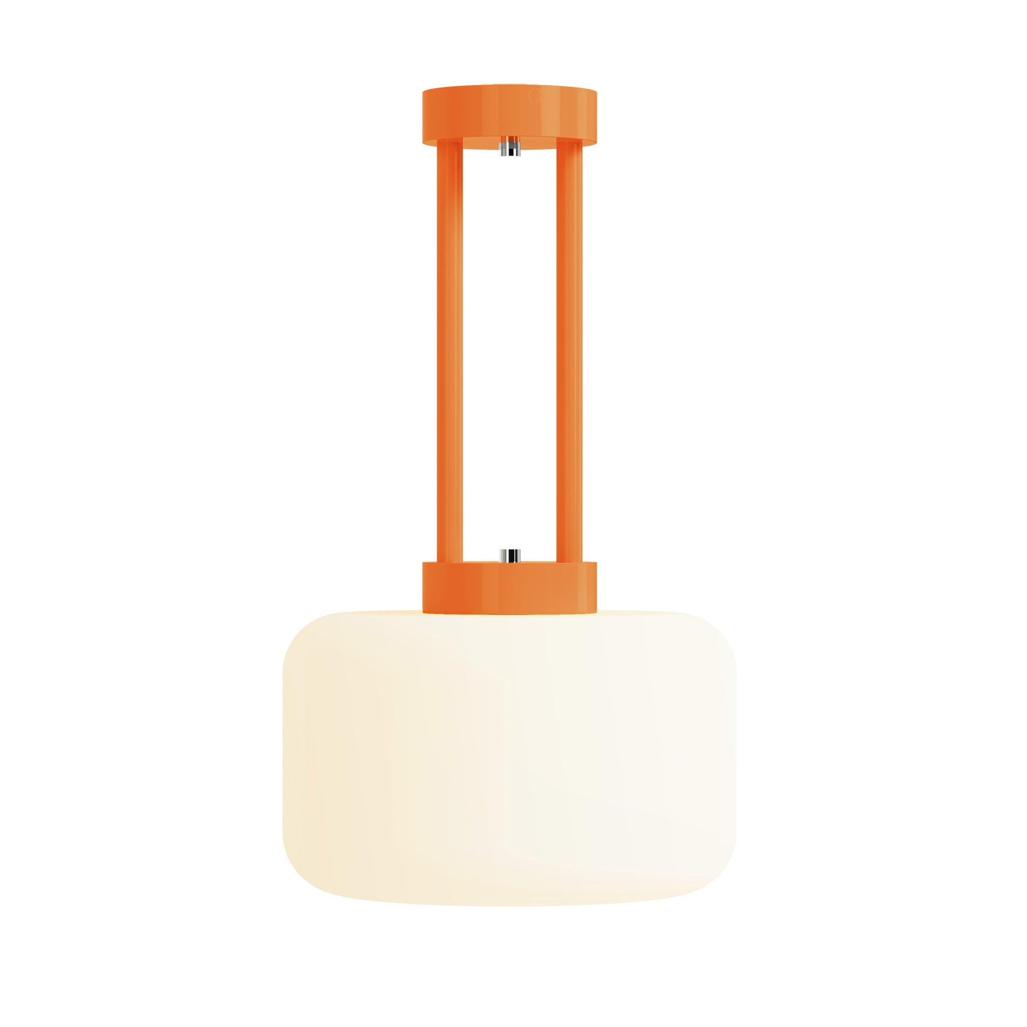 nickel and orange maxo color pendant dutton brown lighting