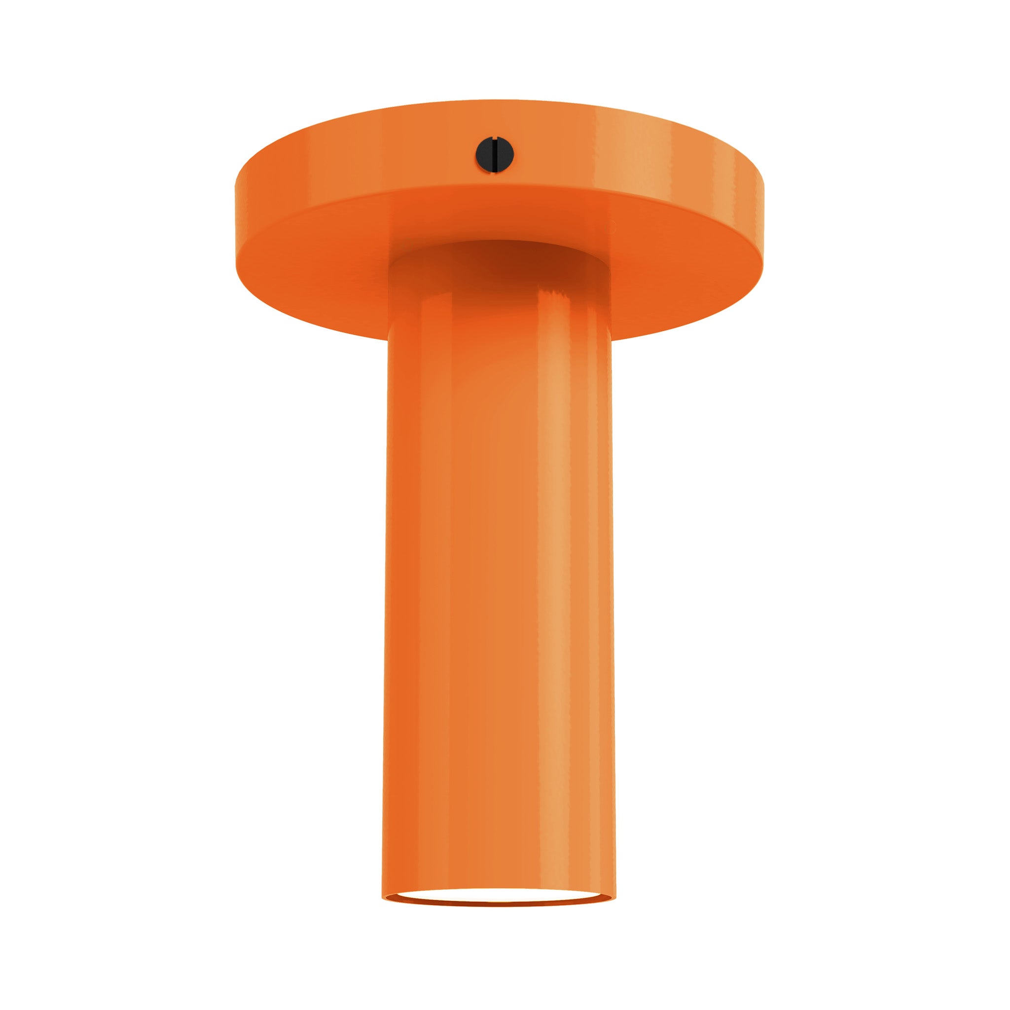black orange color reader flush mount lighting dutton brown