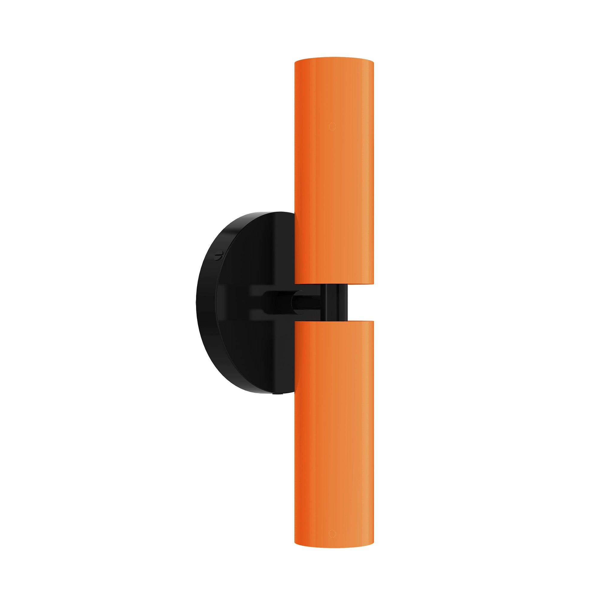 black orange color ruler sconce dutton brown lighting