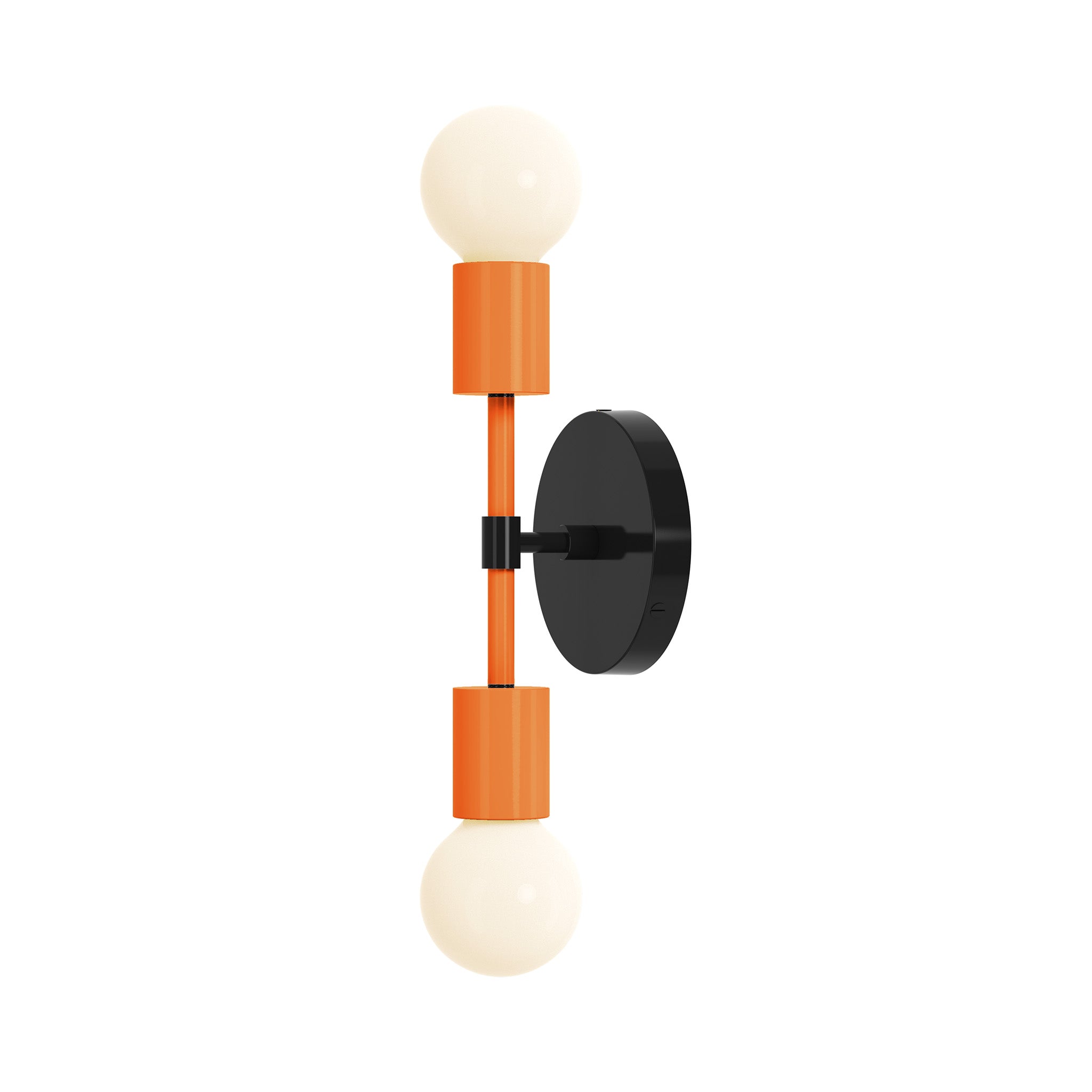 black orange color scepter sconce 10" dutton brown lighting