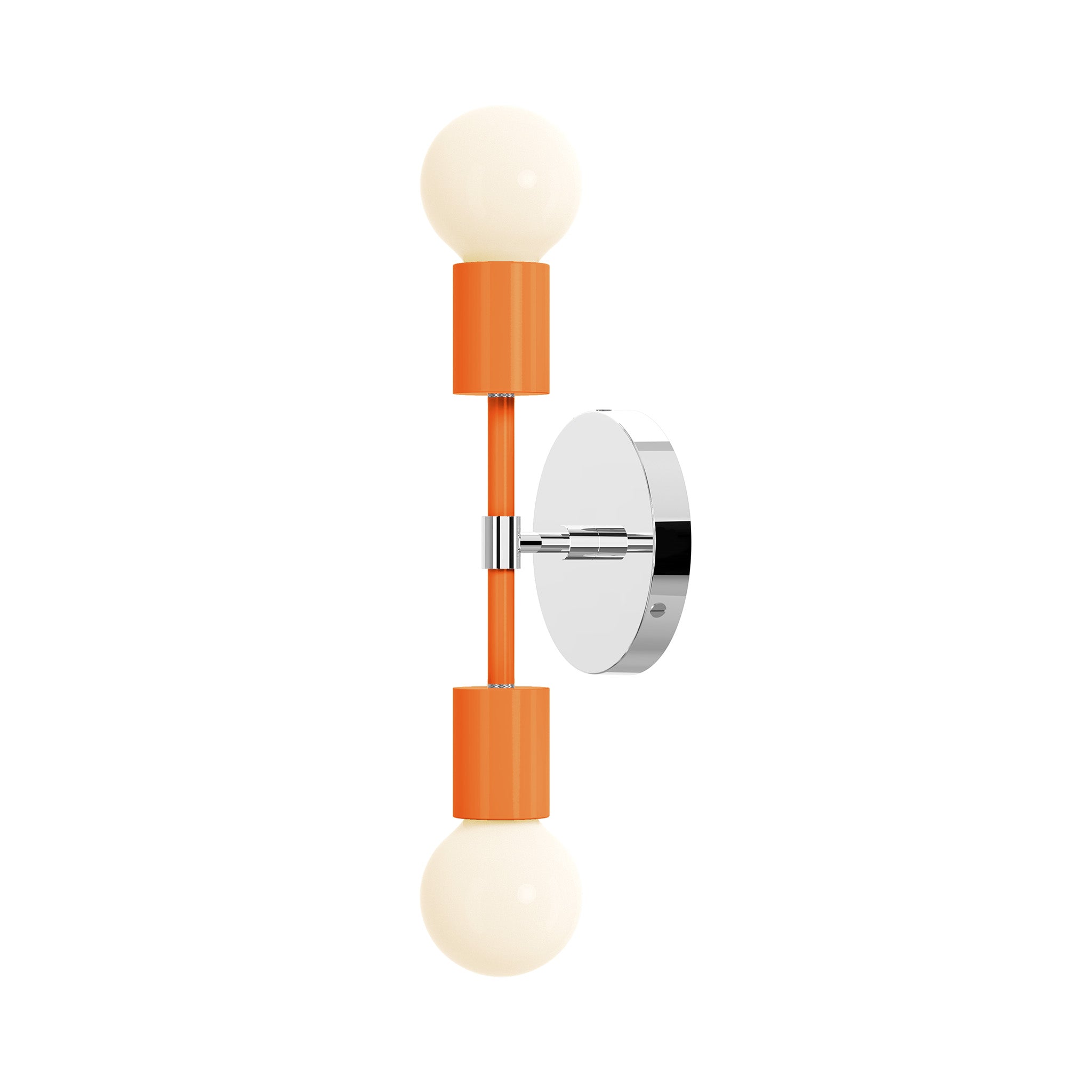 nickel orange color scepter sconce 10" dutton brown lighting