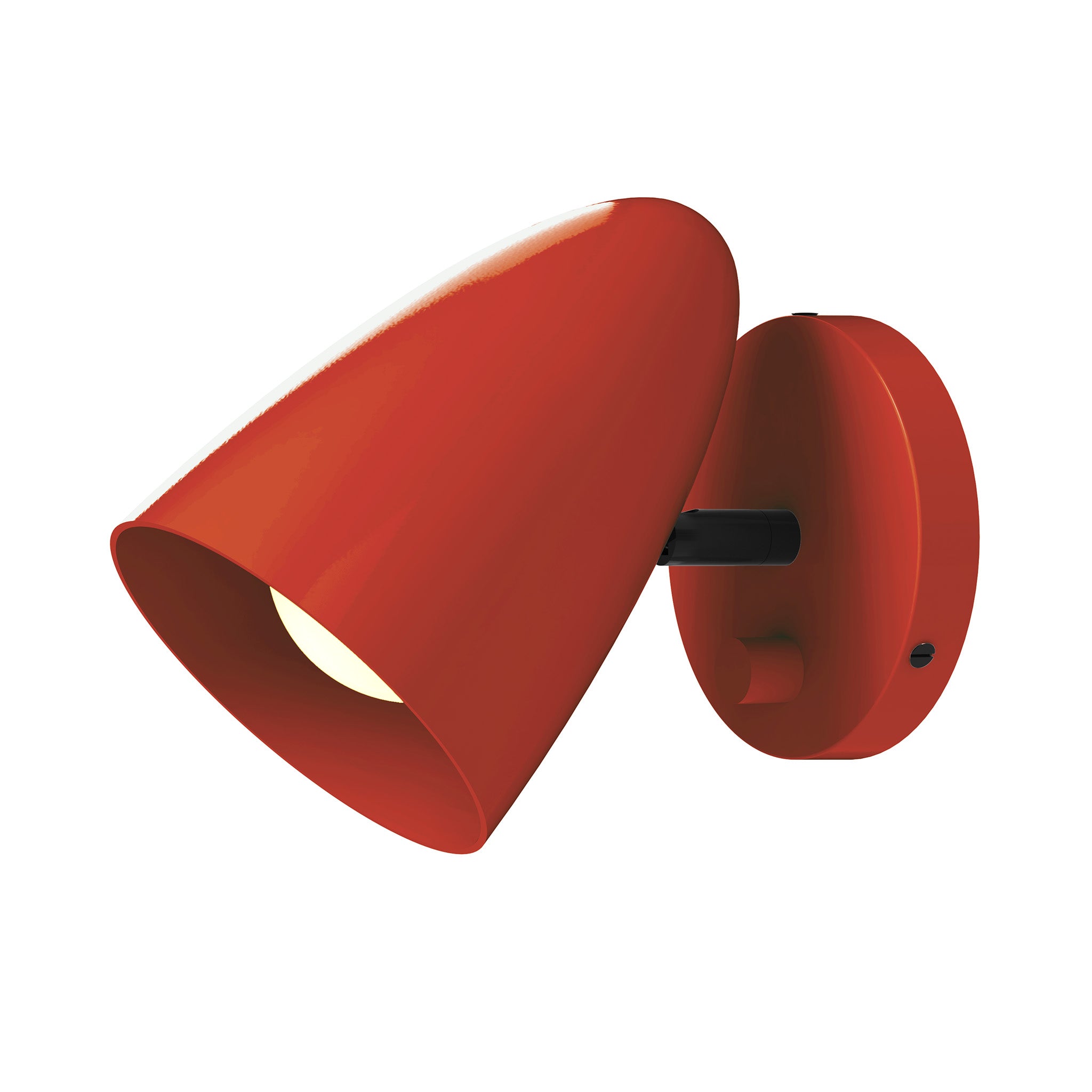 black riding hood red color boom sconce - no arm dutton brown lighting