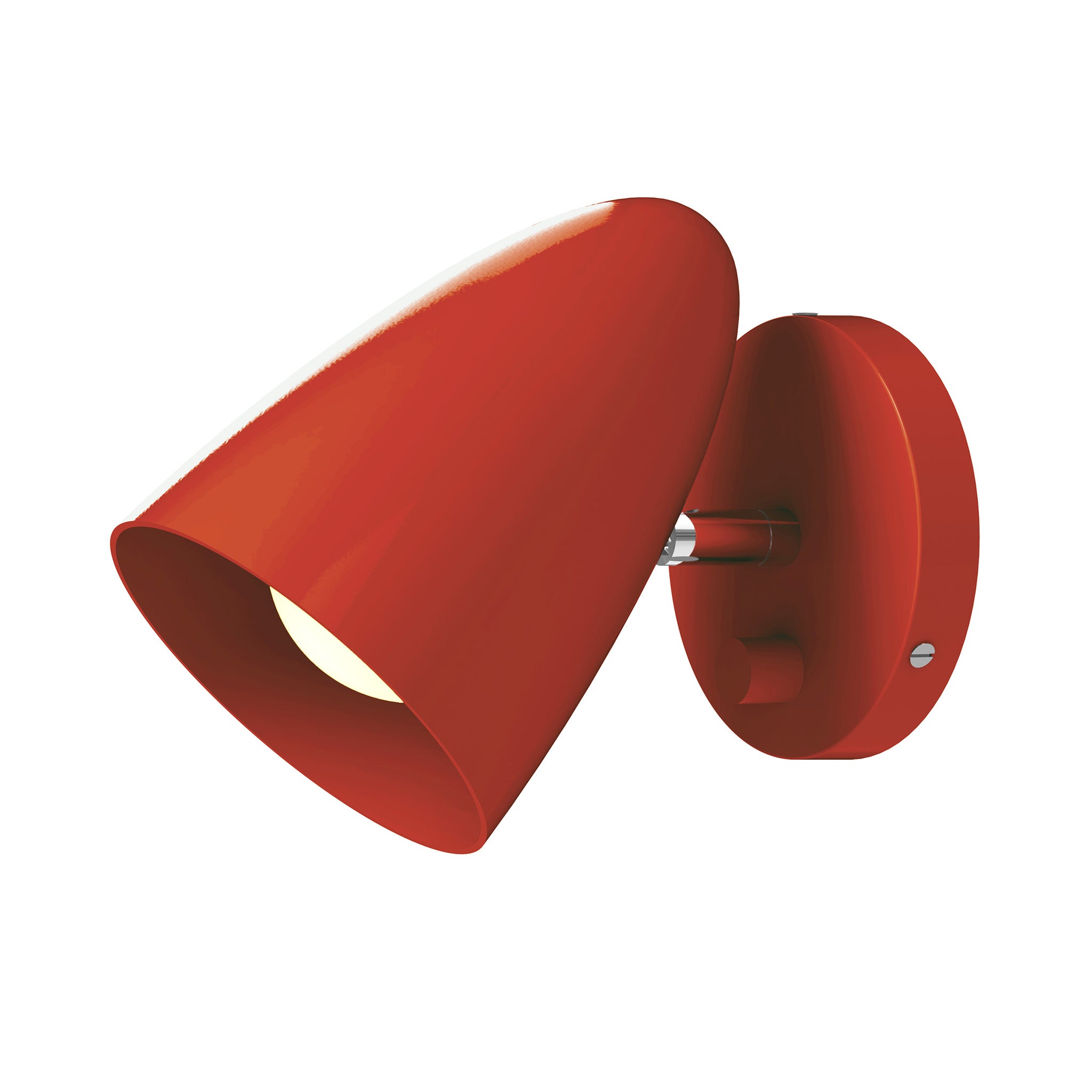 nickel riding hood red color boom sconce - no arm dutton brown lighting