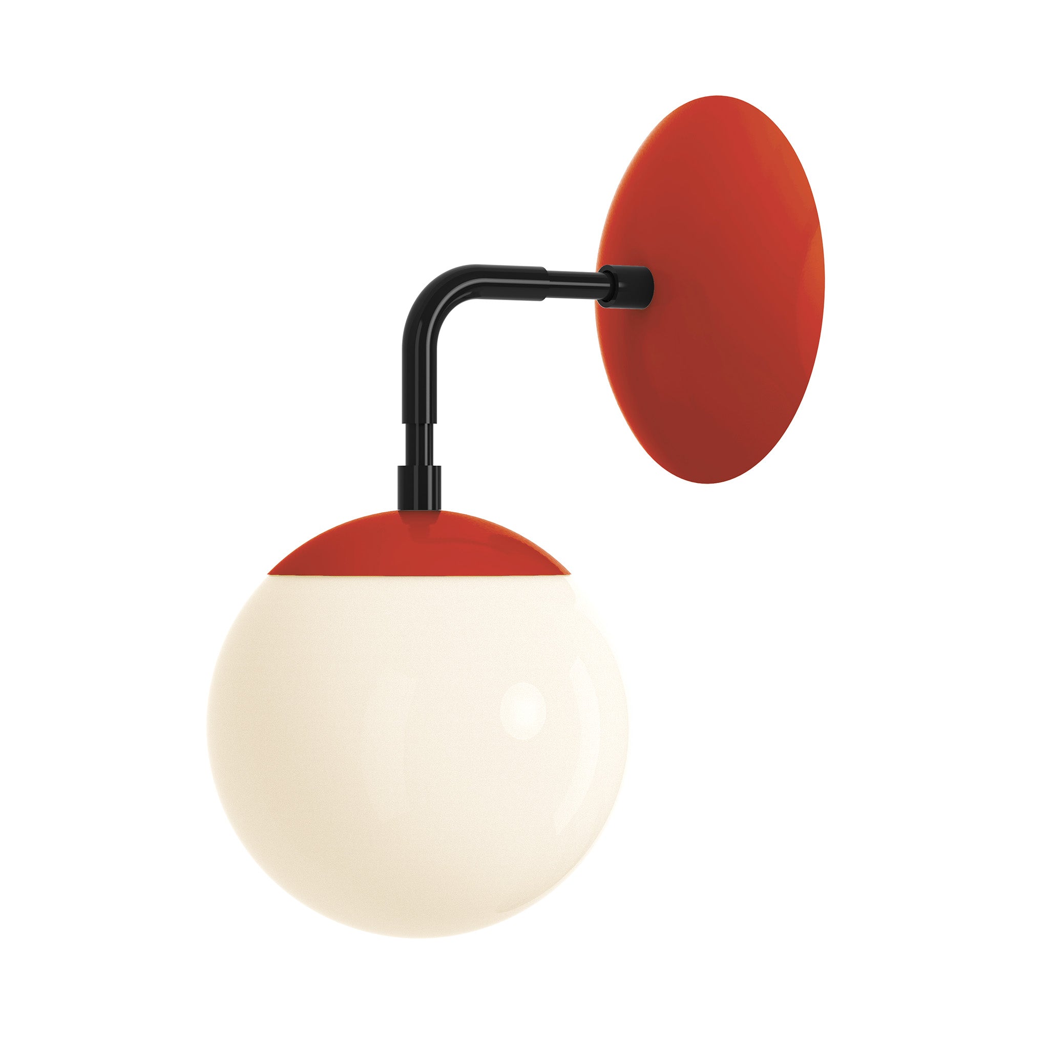 black riding hood red color cap sconce 6" dutton brown lighting