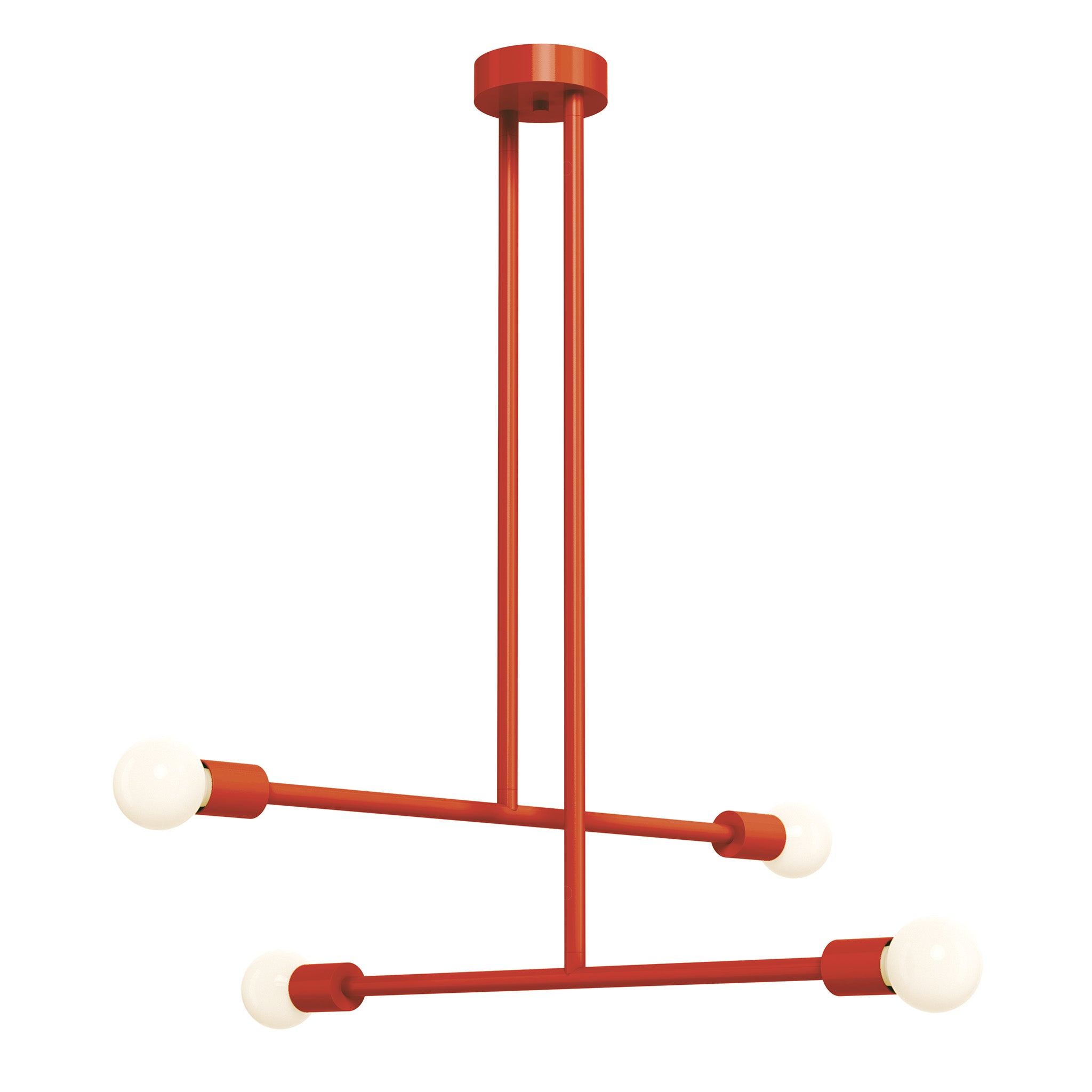 riding hood red color captain chandelier 29" dutton brown lighting