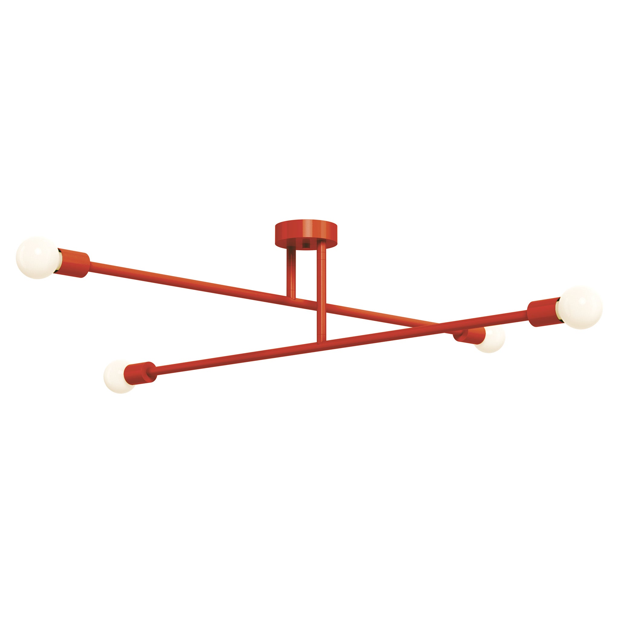 riding hood red color captain flush mount 47" dutton brown lighting