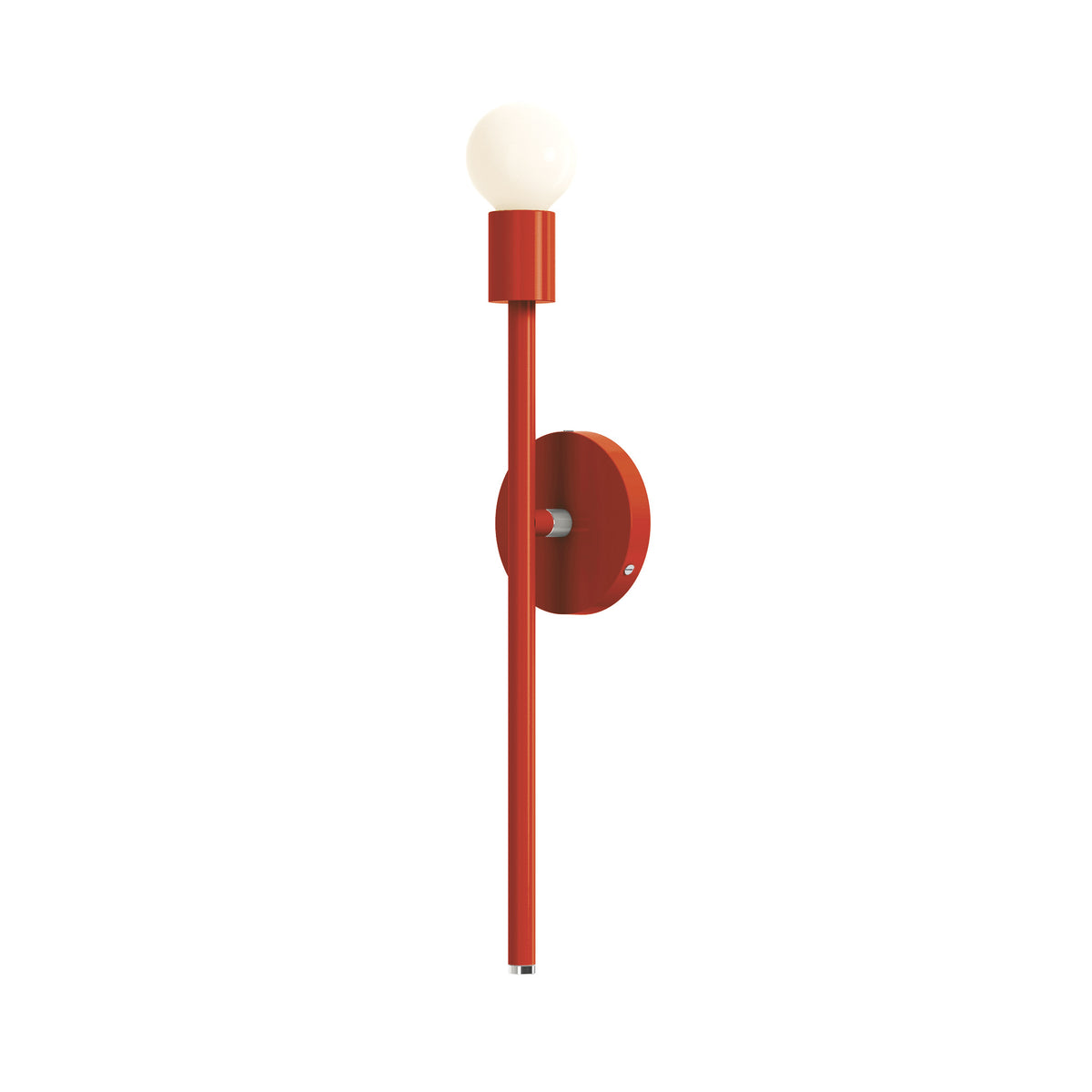 nickel riding hood red color major sconce 21" dutton brown lighting