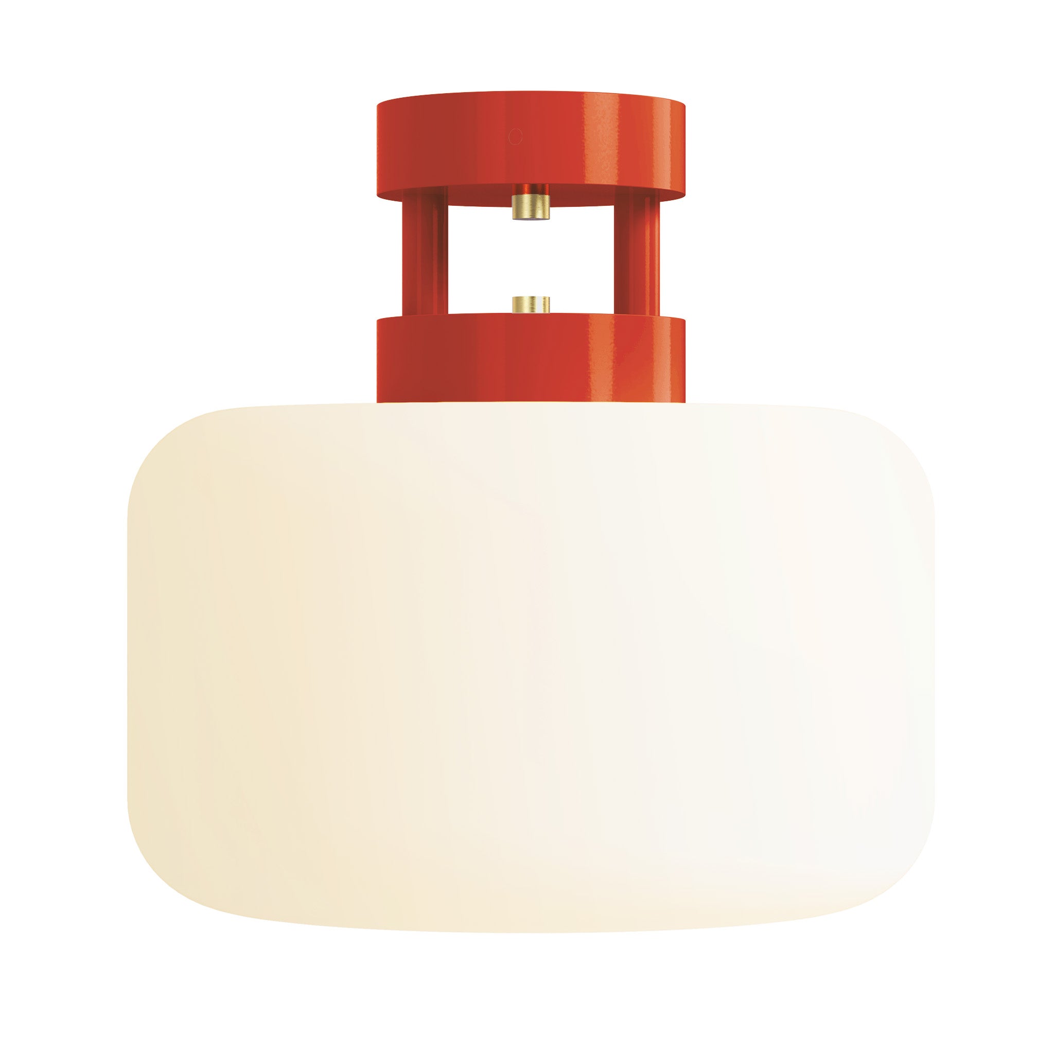 brass and riding hood red maxo color flush mount dutton brown lighting