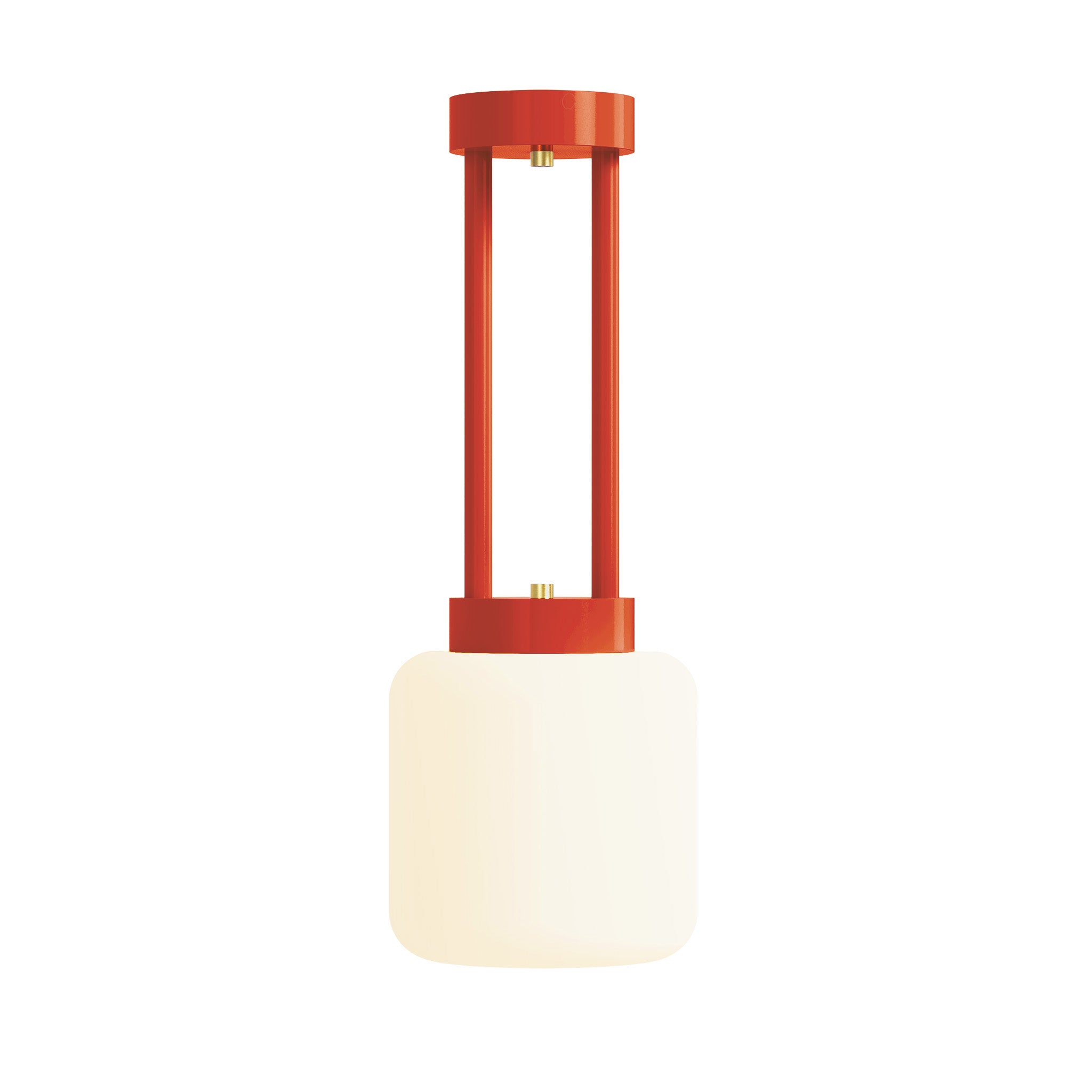brass riding hood red maxo color pendant 8" dutton brown lighting