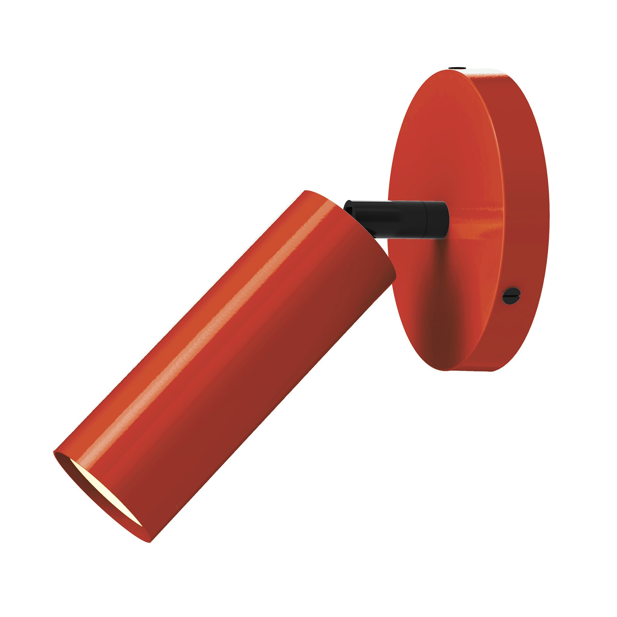 black riding hood red color reader sconce - no arm dutton brown lighting