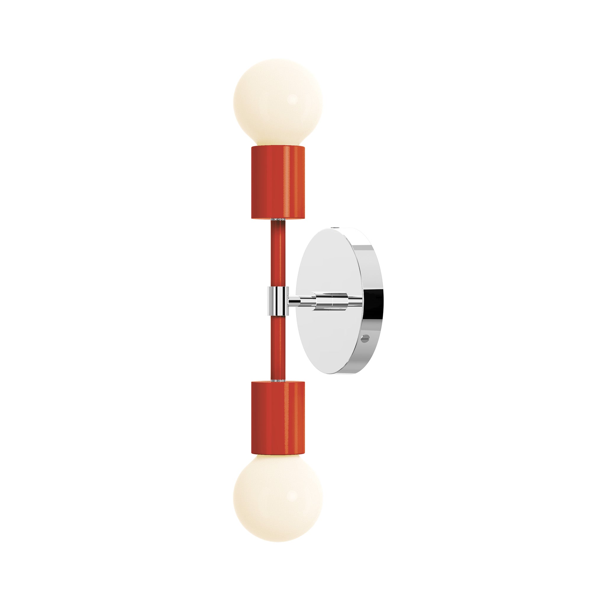 nickel riding hood red color scepter sconce 10" dutton brown lighting