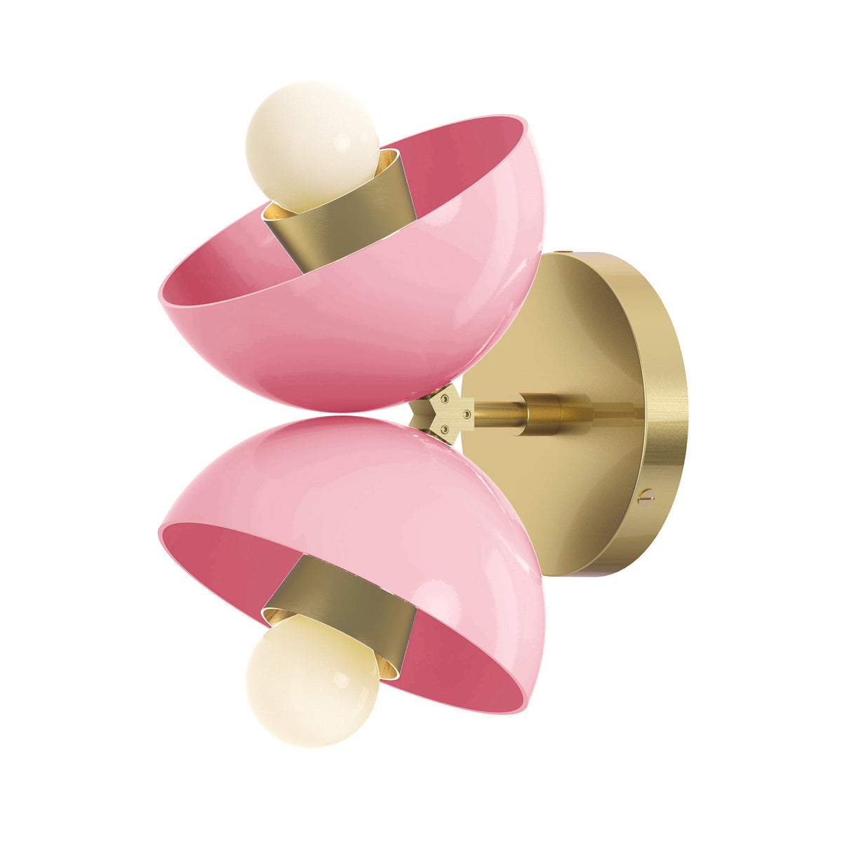brass pinkaboo color beso sconce dutton brown lighting