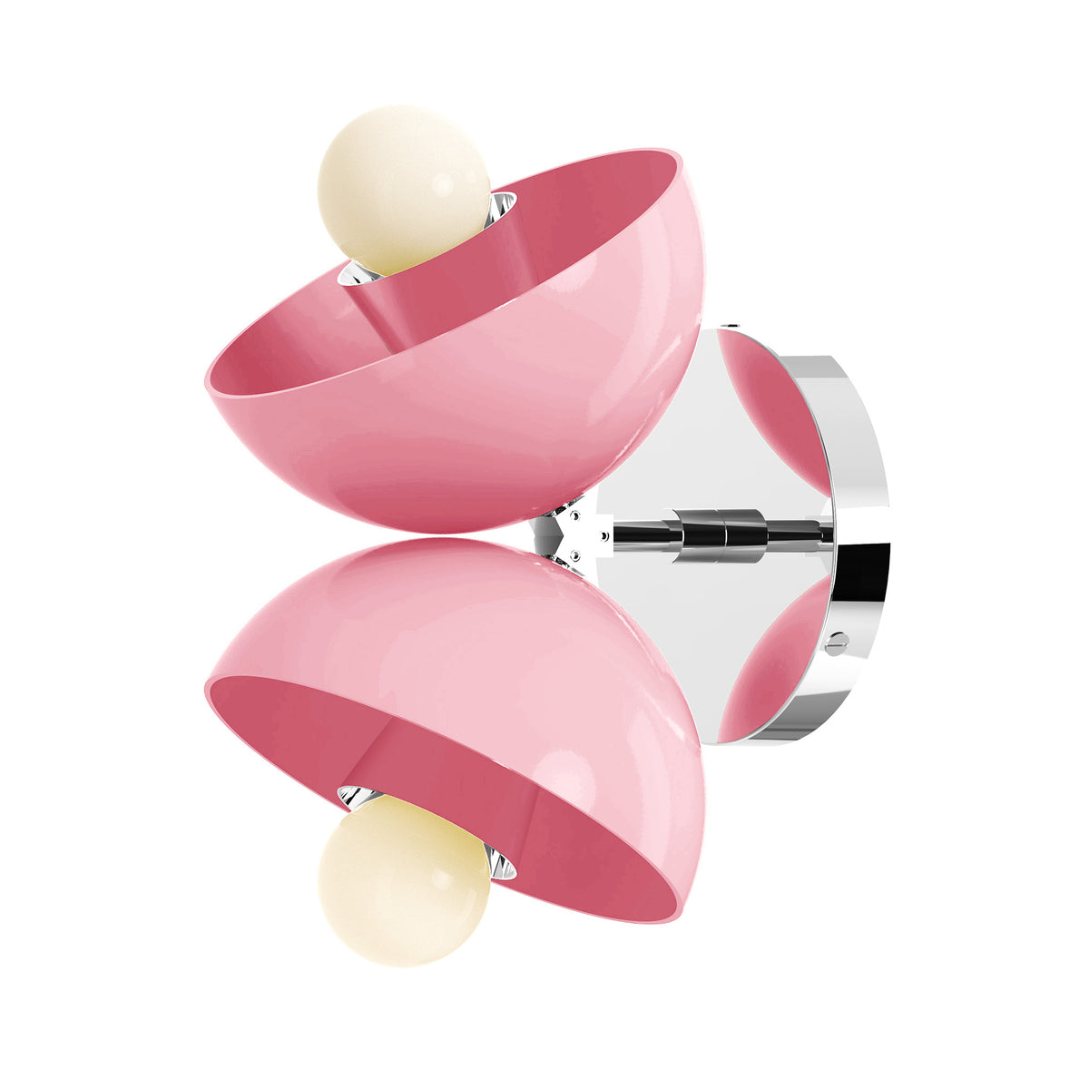 nickel pinkaboo color beso sconce dutton brown lighting
