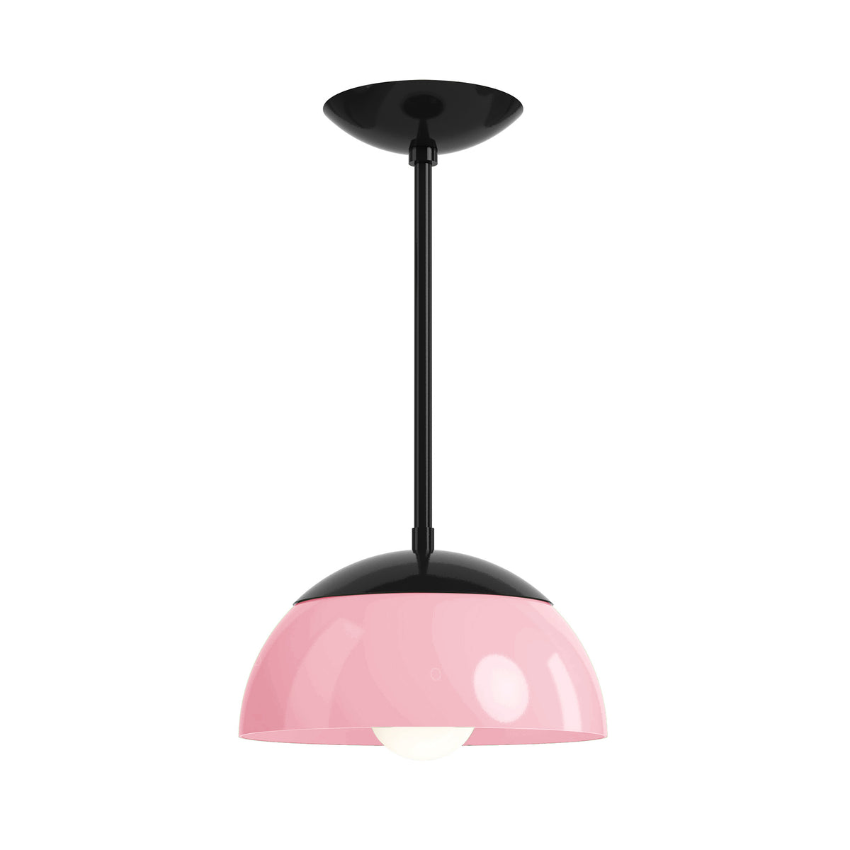 black pinkaboo color cadbury pendant 10" dutton brown lighting