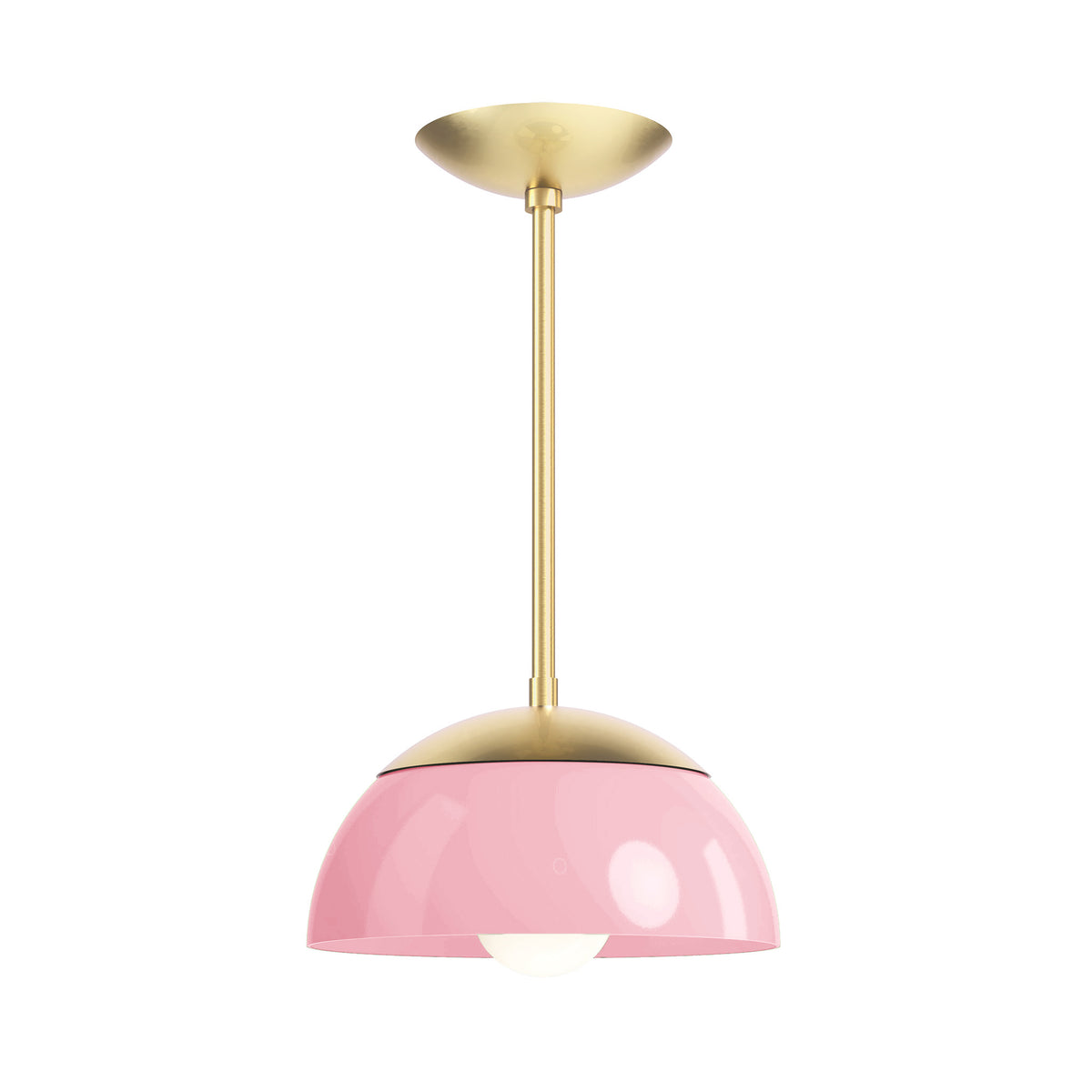 brass pinkaboo color cadbury pendant 10" dutton brown lighting