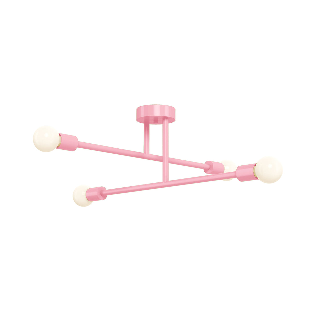 pinkaboo color captain flush mount 29" dutton brown lighting