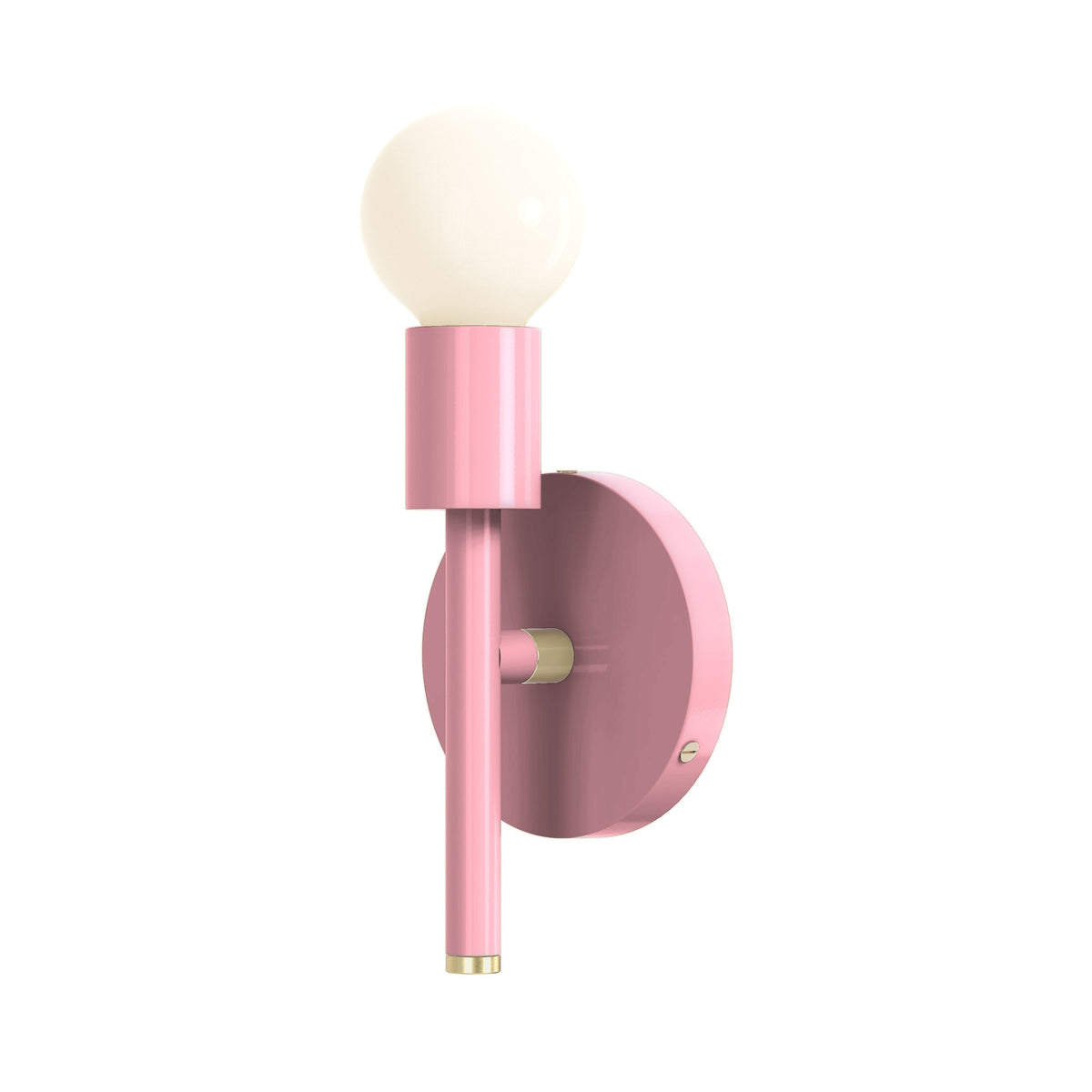 brass pinkaboo color major sconce 9" dutton brown lighting