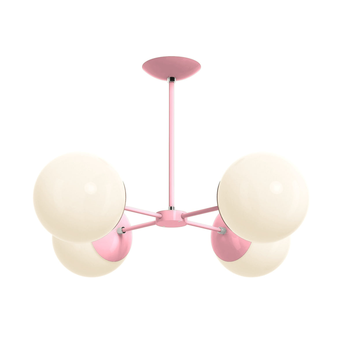 nickel pinkaboo color big orbi chandelier dutton brown lighting