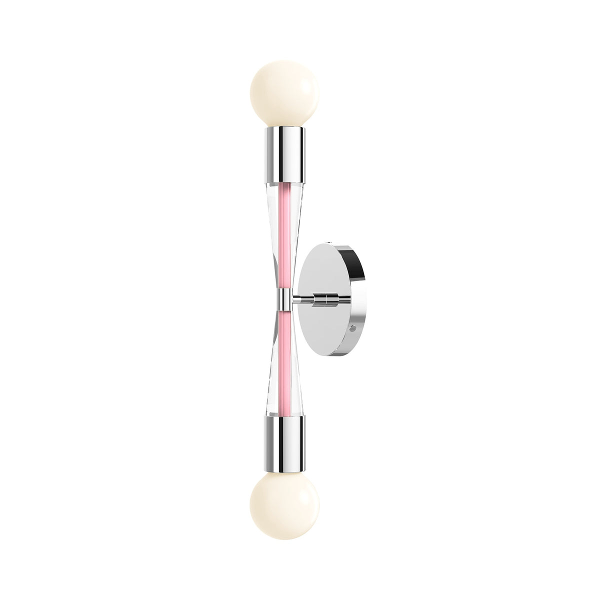 nickel pinkaboo color phoenix sconce dutton brown lighting