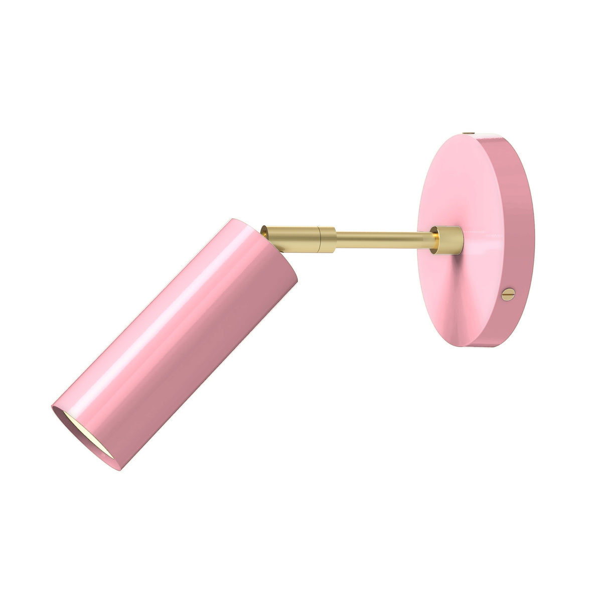 brass pinkaboo color reader sconce - 3" arm dutton brown lighting