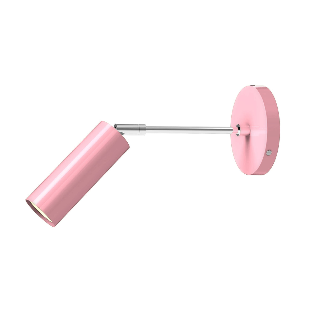 nickel pinkaboo color reader sconce - 6" arm dutton brown lighting