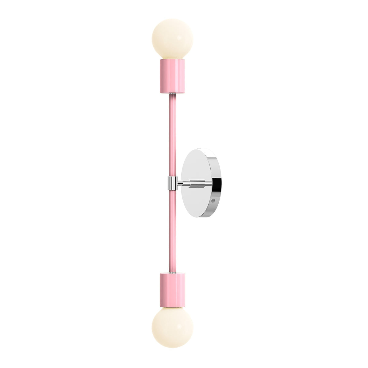 nickel pinkaboo color scepter sconce 18" dutton brown lighting