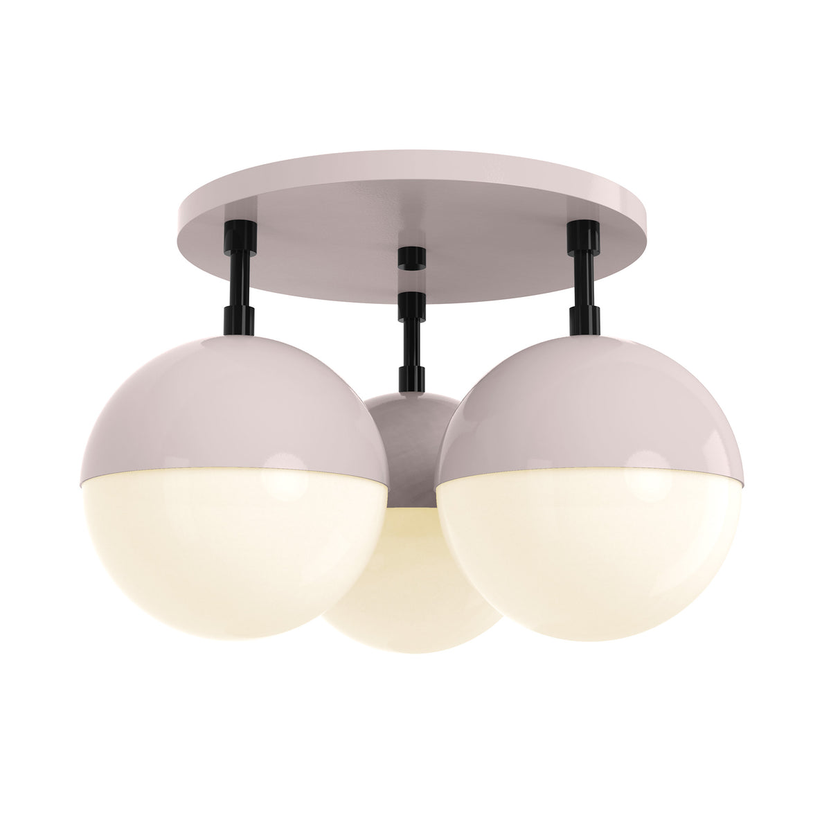 black barely color ballsy flush mount dutton brown lighting