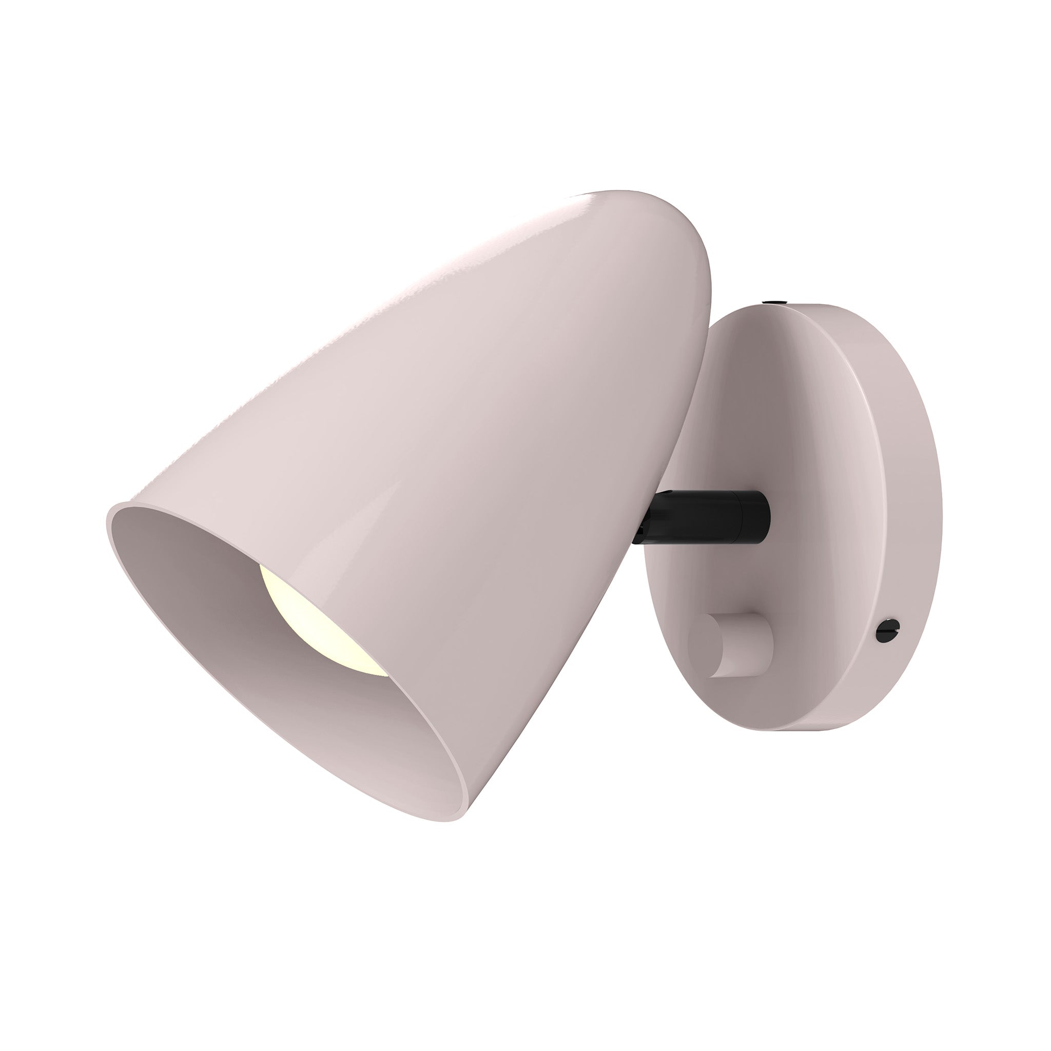 black barely color boom sconce - no arm dutton brown lighting