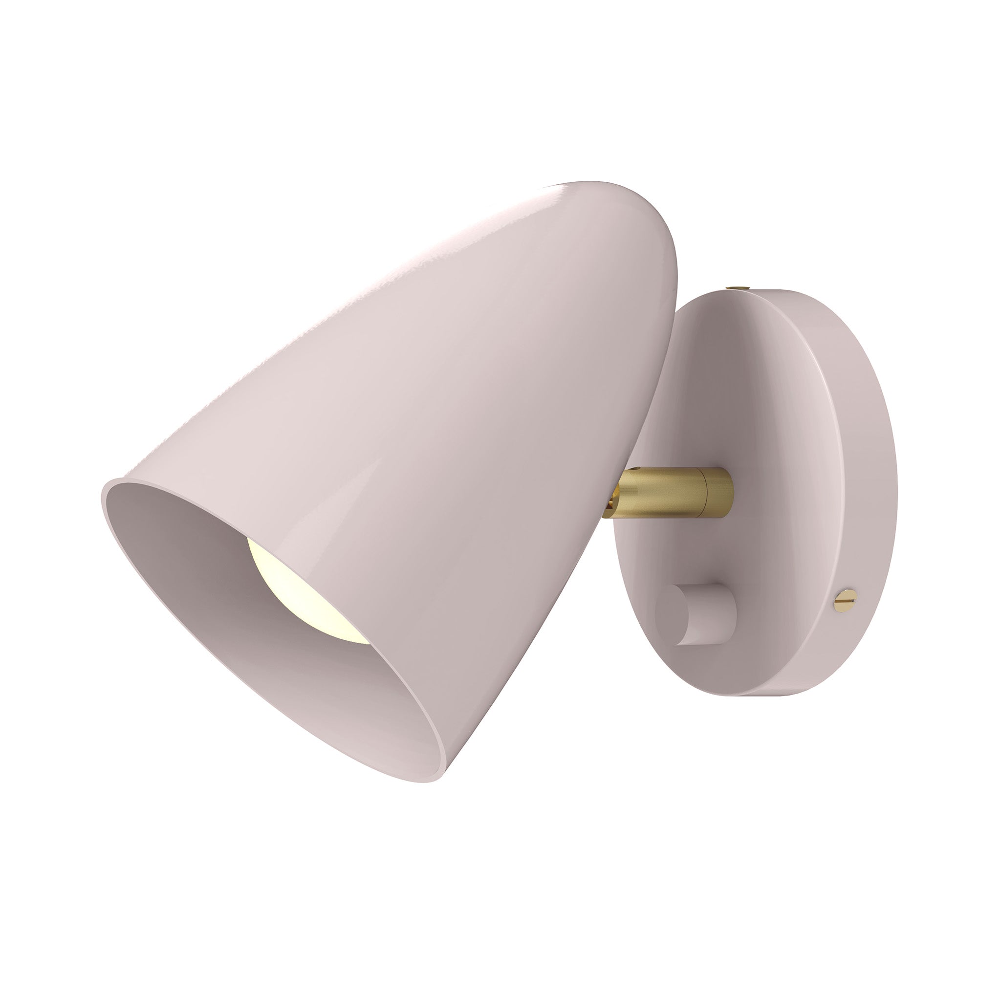 brass barely color boom sconce - no arm dutton brown lighting