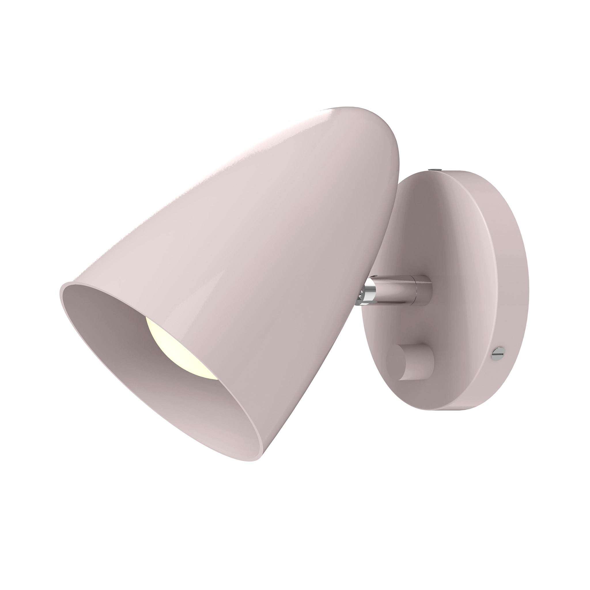 nickel barely color boom sconce - no arm dutton brown lighting