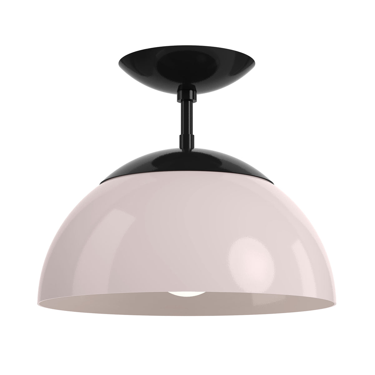 black barely color cadbury flush mount 12" dutton brown lighting