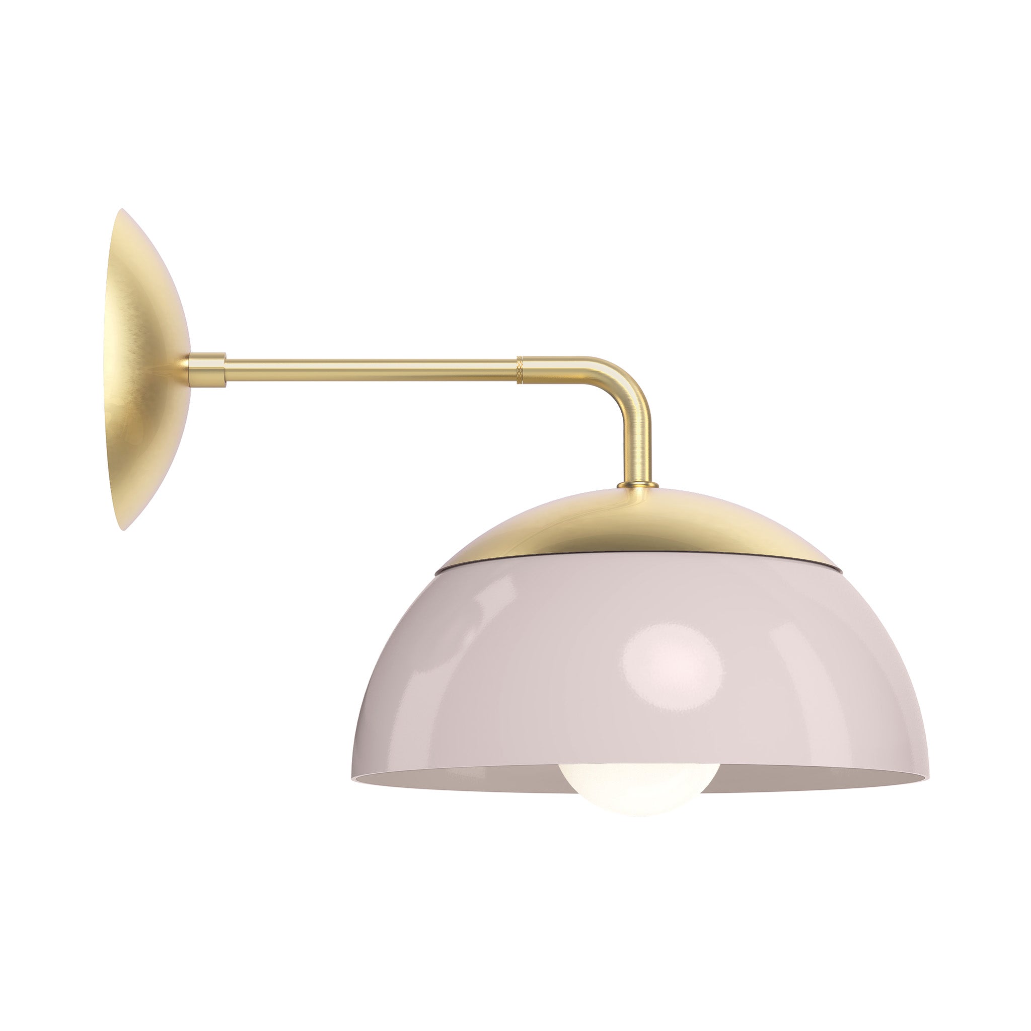 brass barely color cadbury sconce 10" dutton brown lighting