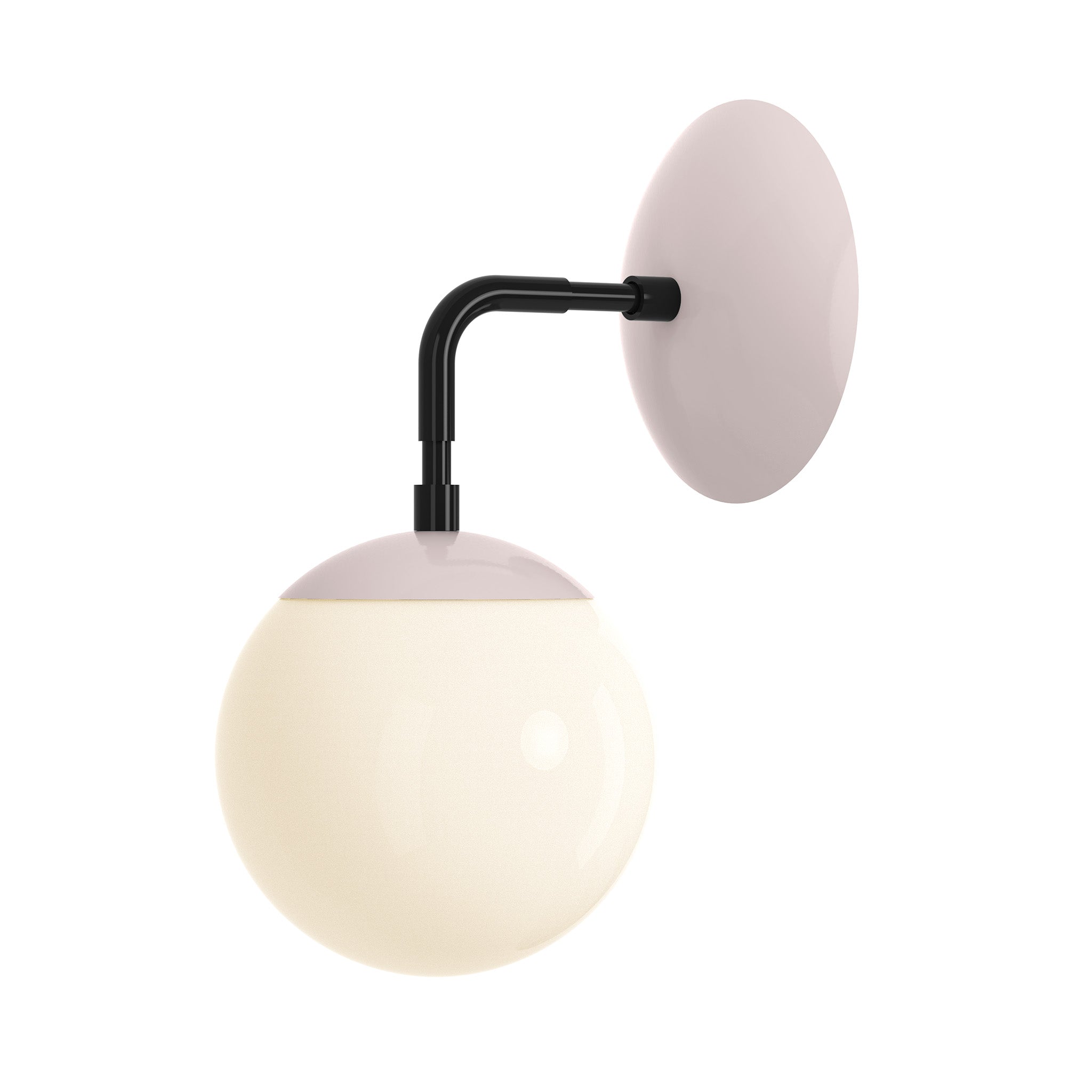 black barely color cap sconce 6" dutton brown lighting