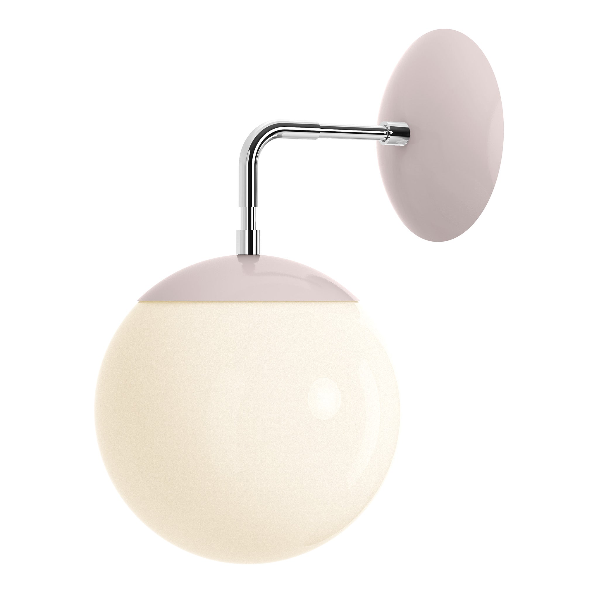 nickel barely color cap sconce 8" dutton brown lighting